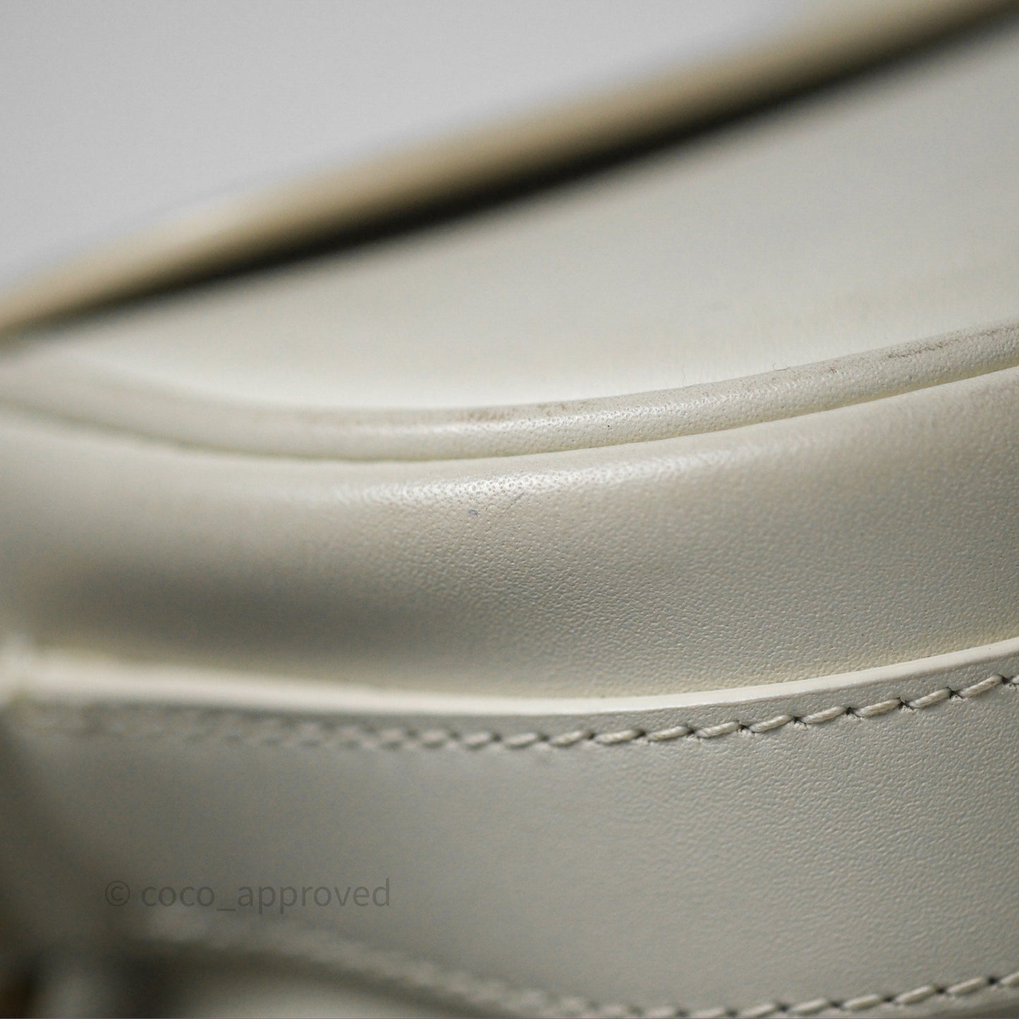 Christian Dior Bobby East-West Bag Calfskin White