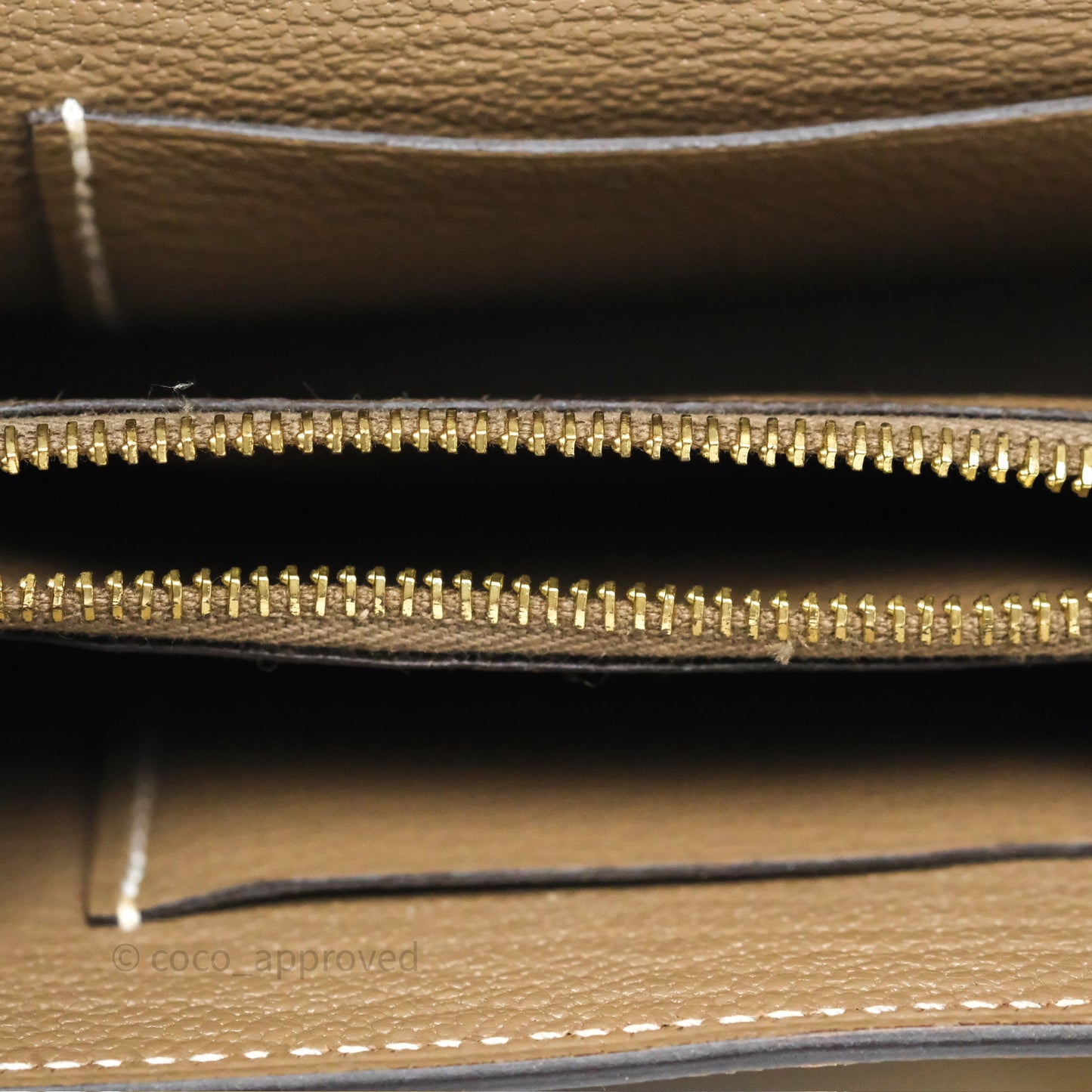 Hermès Kelly To Go Wallet Etoupe 18 Chevre Mysore Gold Hardware