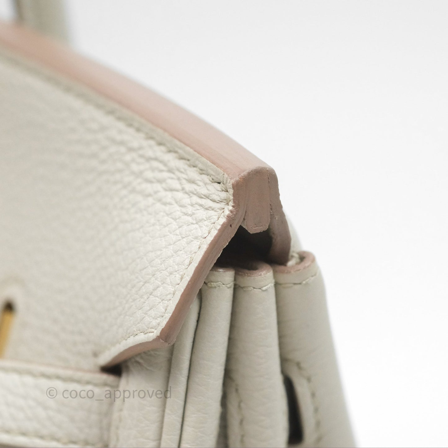 Hermès Birkin 25 Retourne Beton Togo Gold Hardware