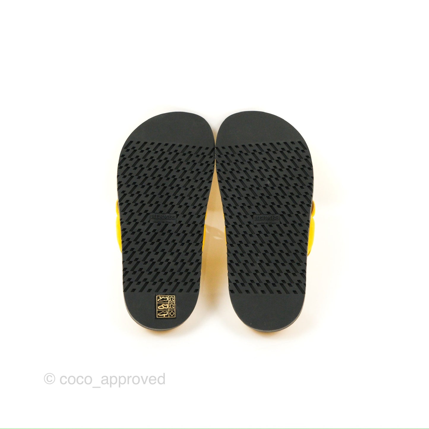Hermes Extra Sandal Jaune Sable Suede Goatskin Size 37