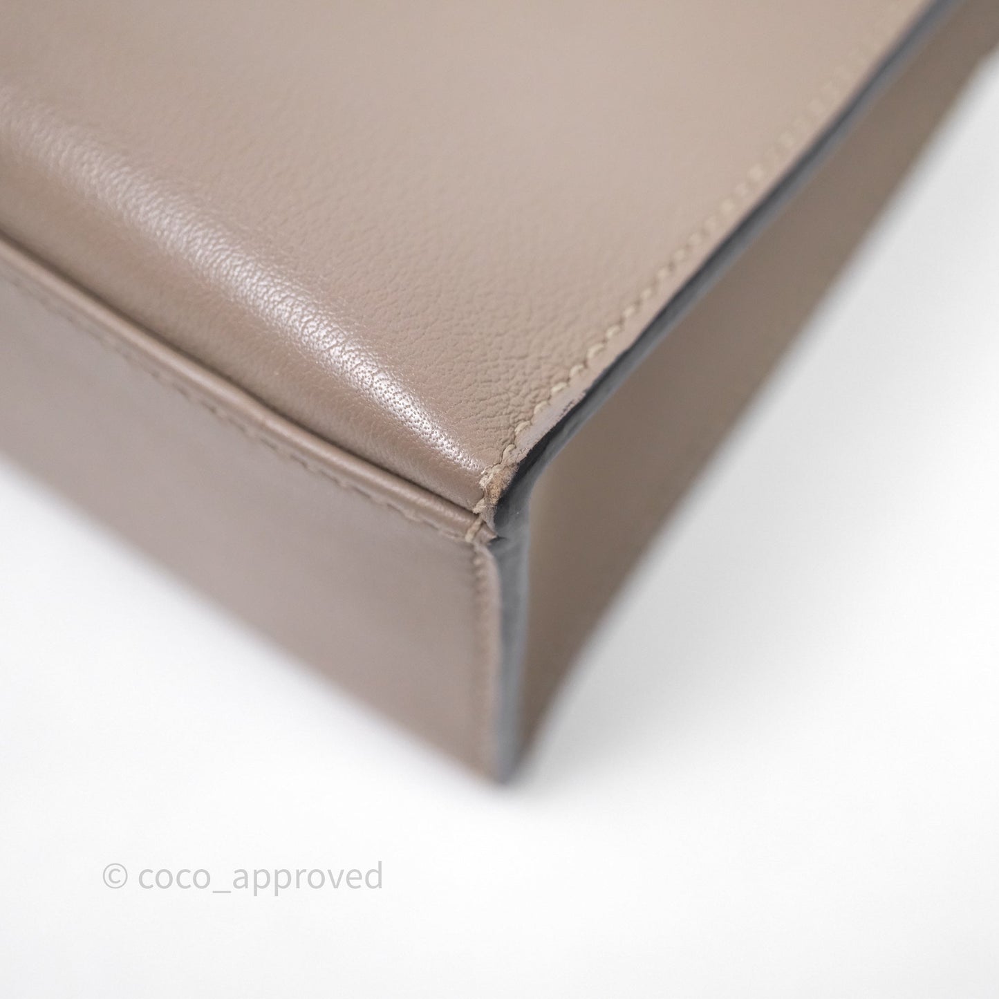 Hermès Kelly Pochette Gris Asphalte M8 Swift Gold Hardware