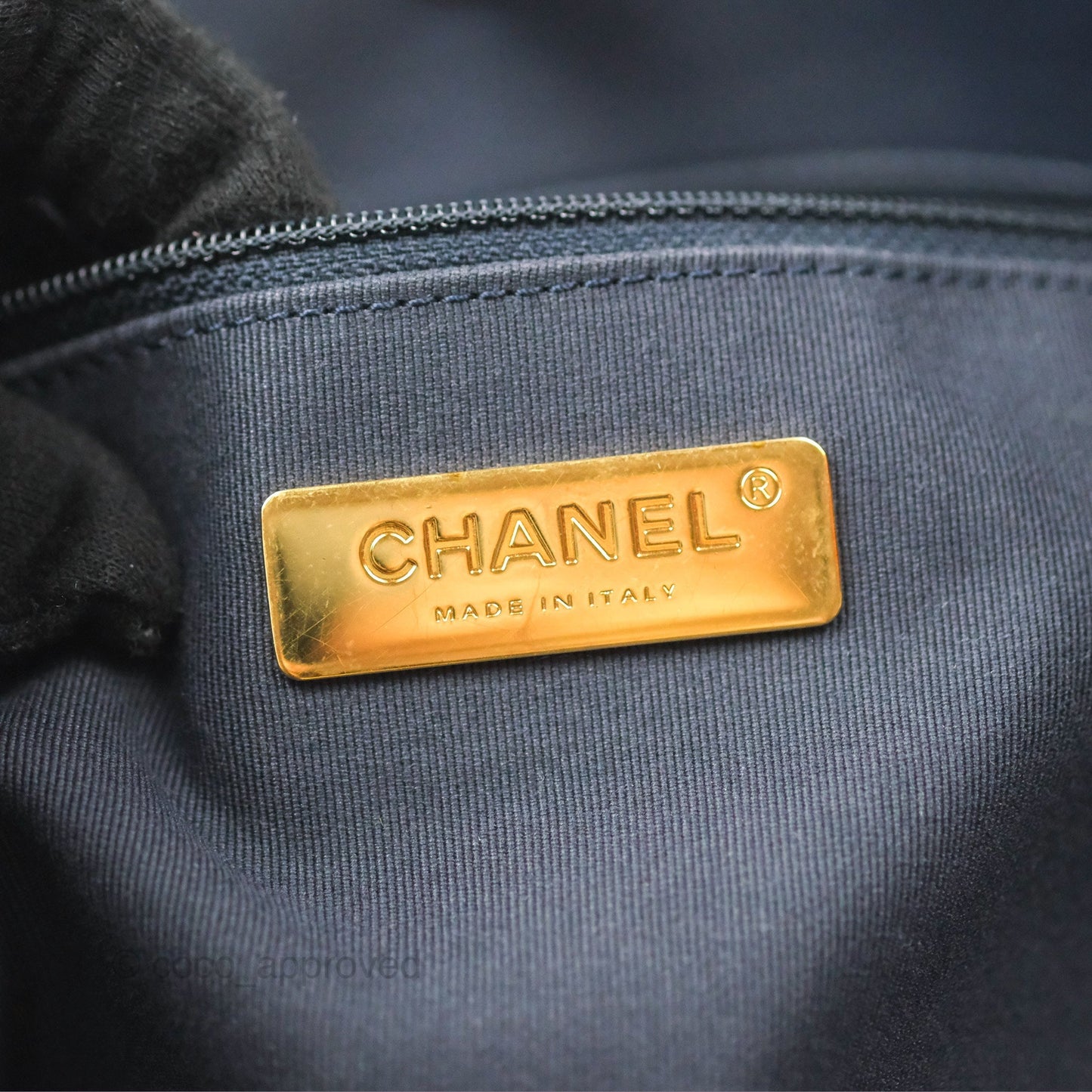 Chanel 19 Tote Quilted Denim Mixed Hardware 23C
