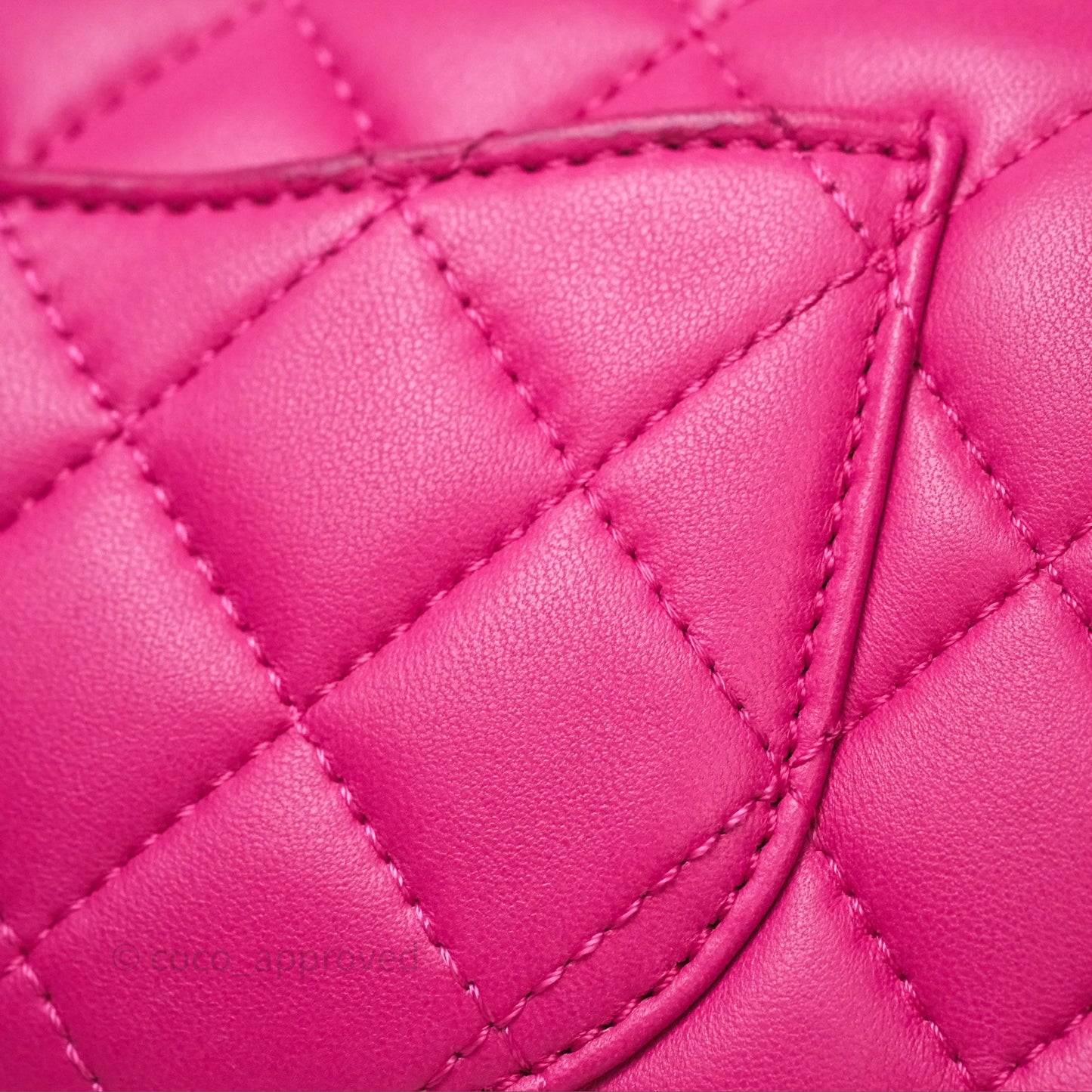 Chanel Quilted Mini Mademoiselle Chic Flap Dark Pink Lambskin Aged Gold Hardware