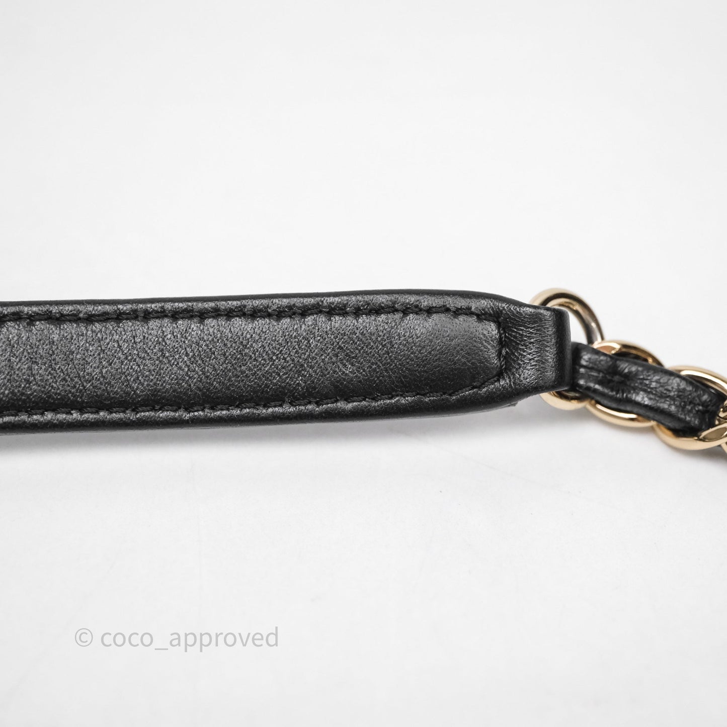 Chanel Small Trendy CC Black Lambskin Gold Hardware