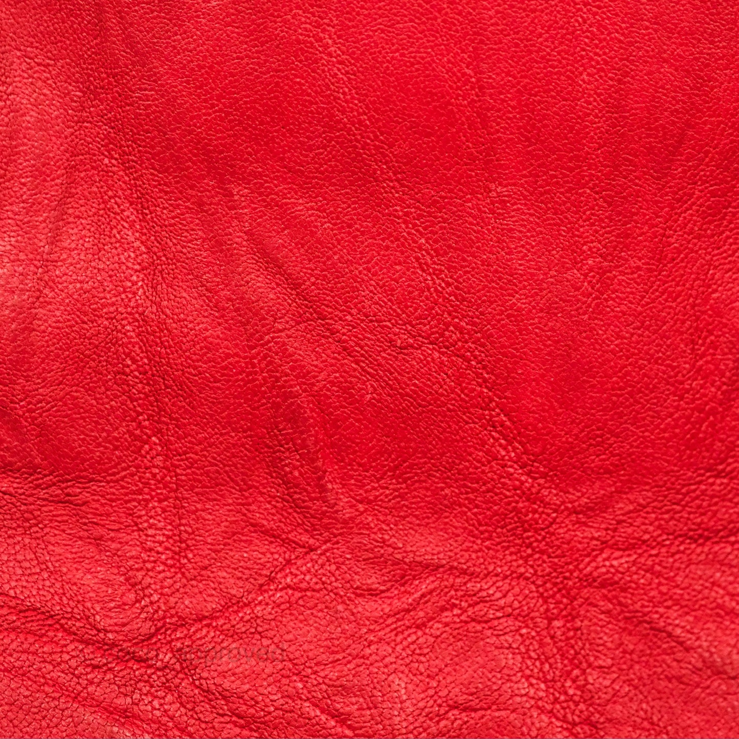 Chanel Small Chevron Surpique Flap Red Calfskin Aged Gold Hardware