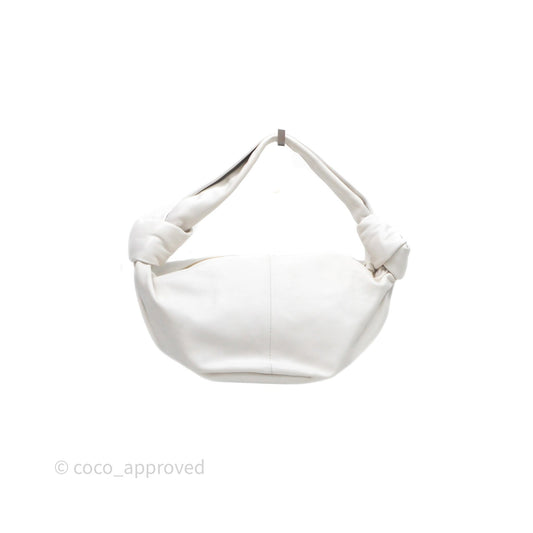 Bottega Veneta Double Knot Leather White Bag