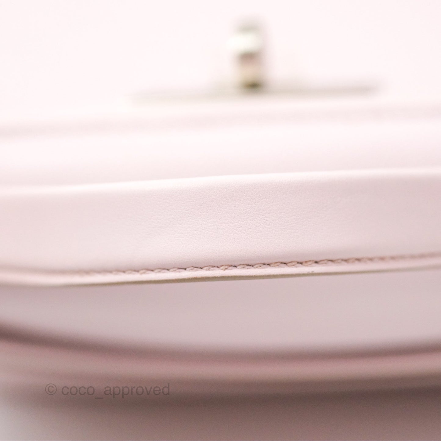Hermès 24/24 21 Mini Mauve Pale Evercolor/Swift Palladium Hardware