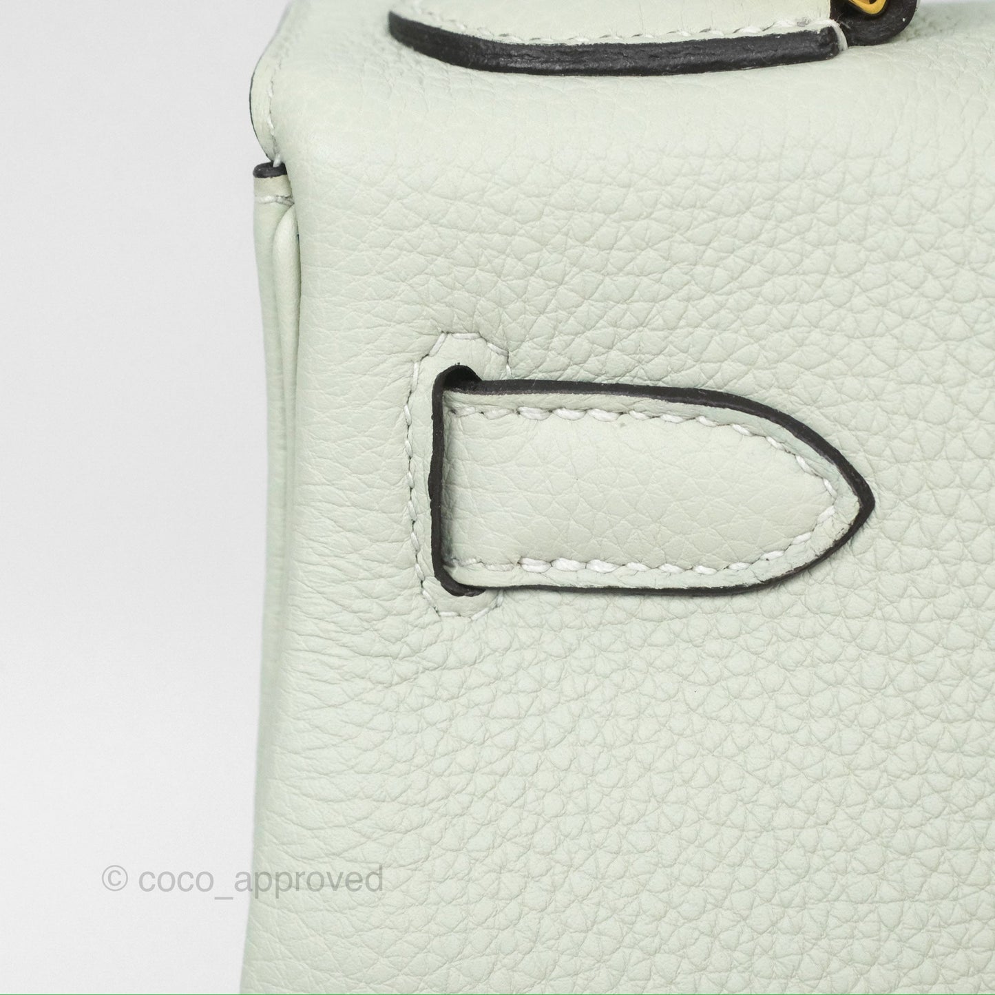 Hermès Kelly II 28 Retourne Togo Gris Neve Gold Hardware