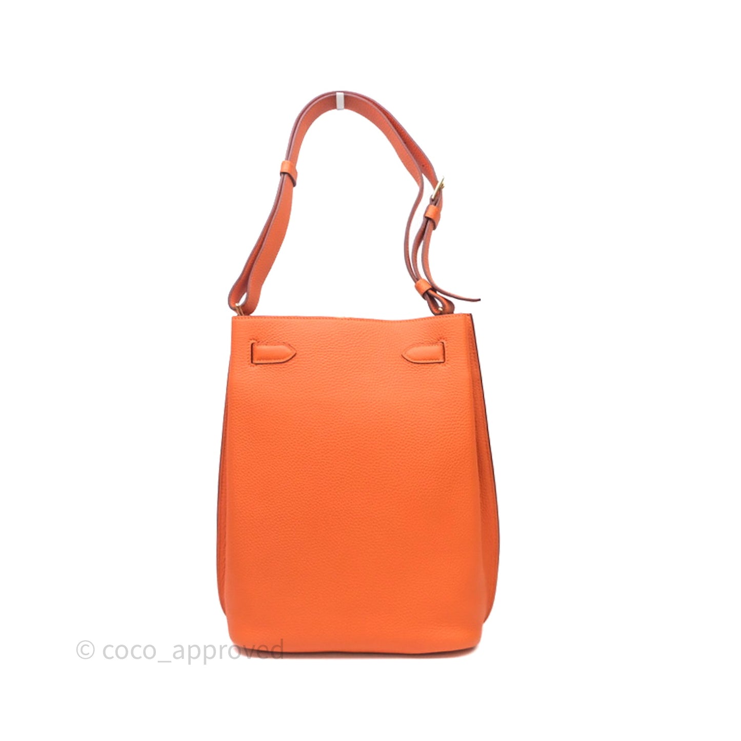 Hermes Kelly So Orange Togo Gold Hardware