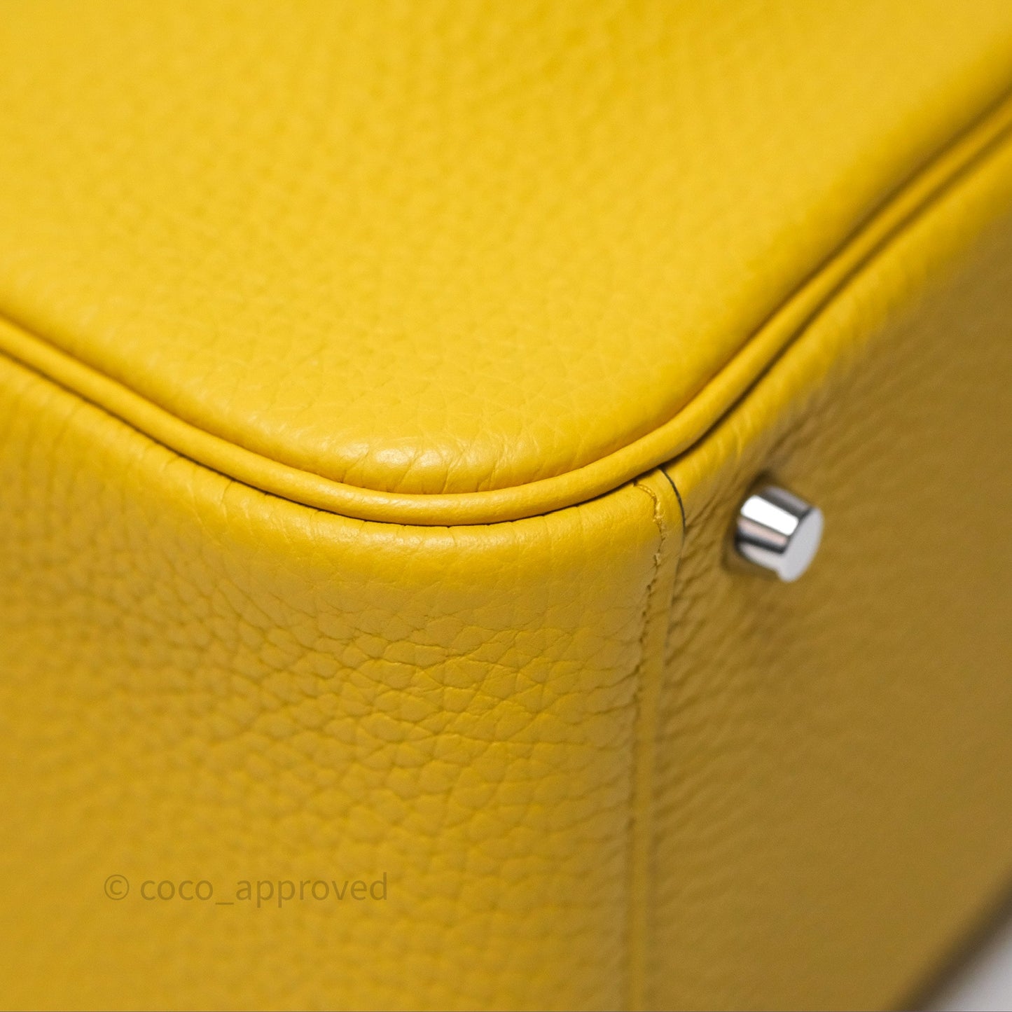 Hermès Mini Lindy 20 Sun B4 Clemence Palladium Hardware
