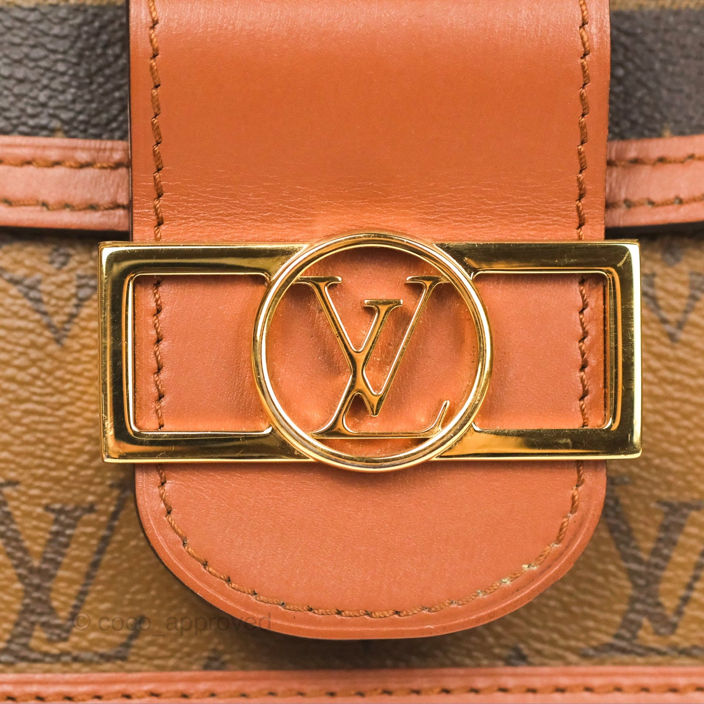 Louis Vuitton Mini Dauphine Monogram Tan Calfskin