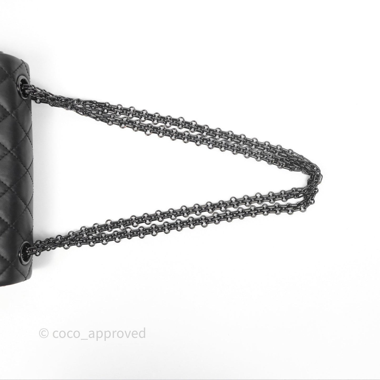 Chanel Quilted Mini Reissue 224 So Black Calfskin
