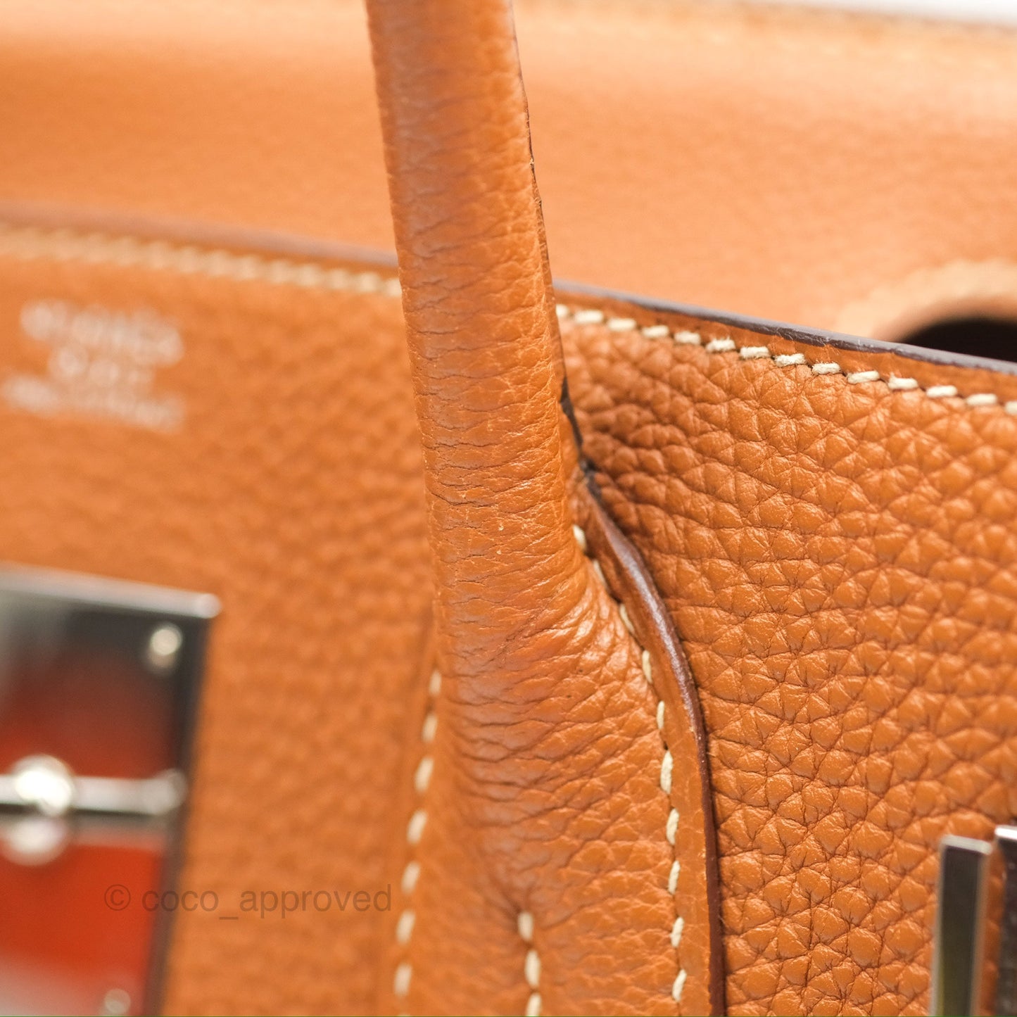 Hermès Birkin 30 Retourne Gold Clemence Palladium Hardware