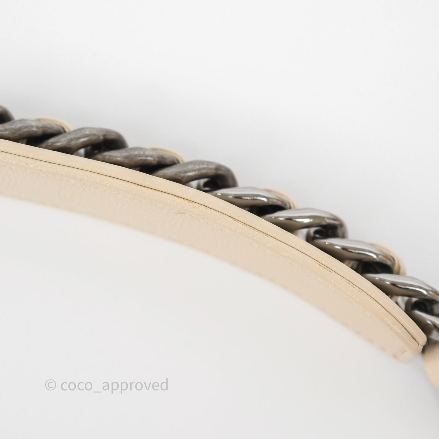 Chanel 19 Small Light Beige Mixed Hardware