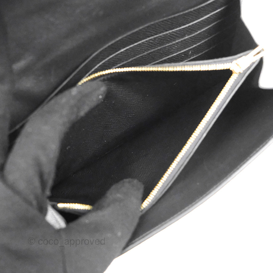 Hermès Constance Long To Go Wallet Black Epsom Gold Hardware