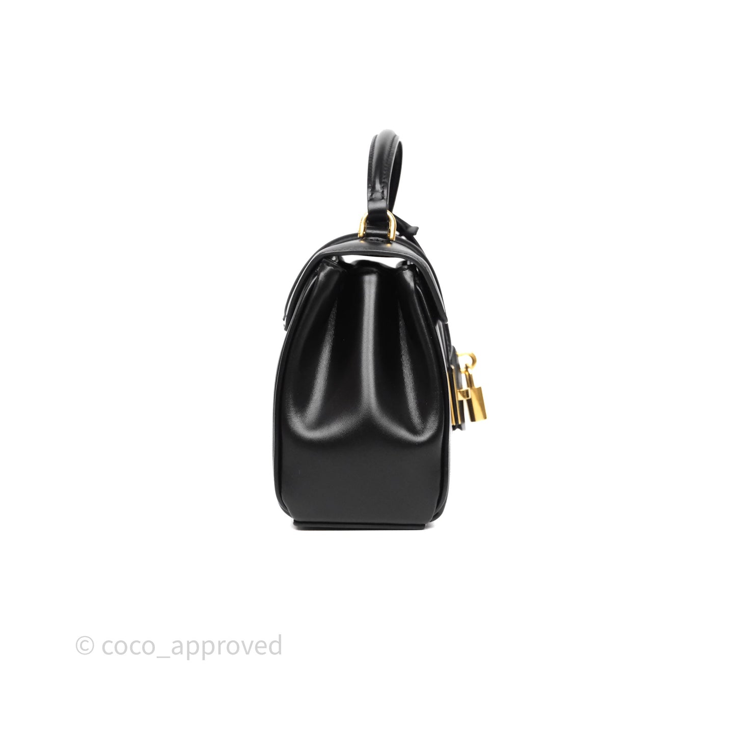 Celine Mini 16 Bag in Satinated Calfskin Black