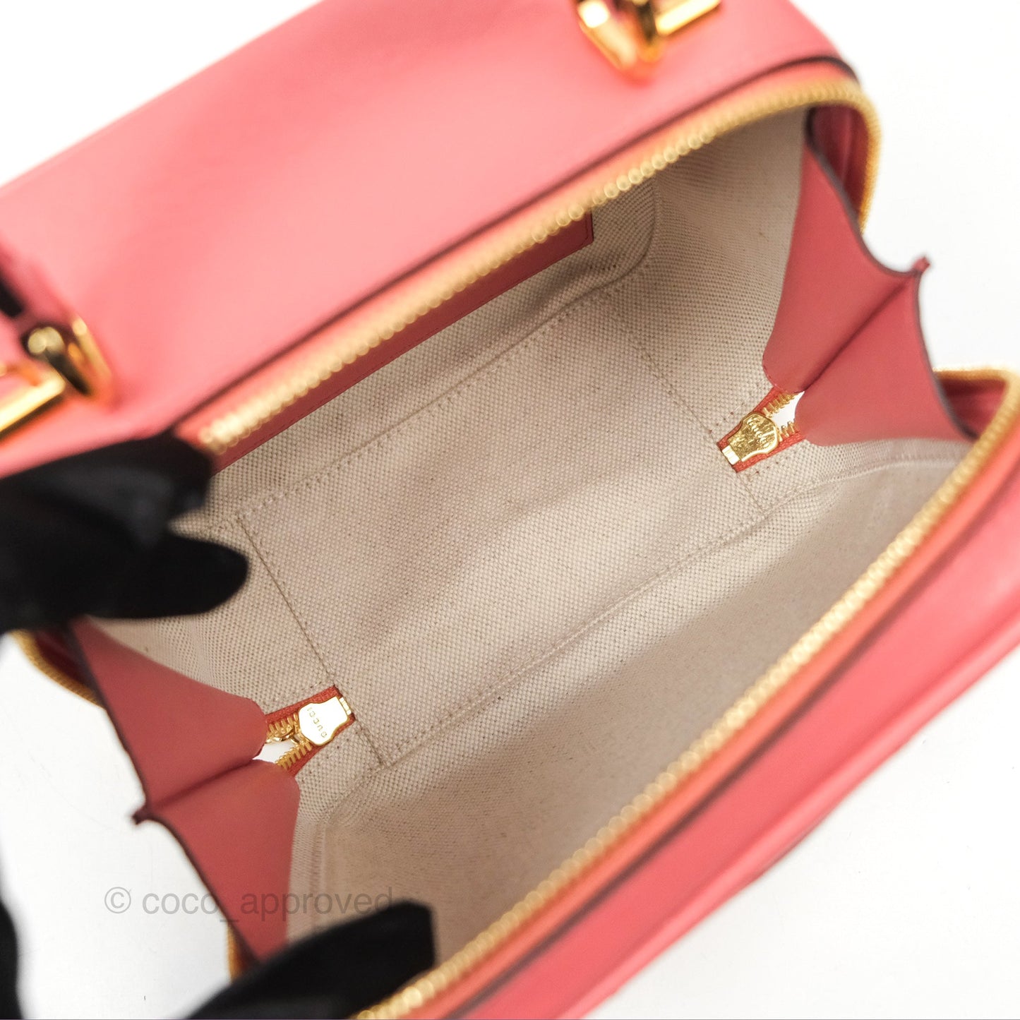 Gucci Blondie Top Handle Bag Pink Leather