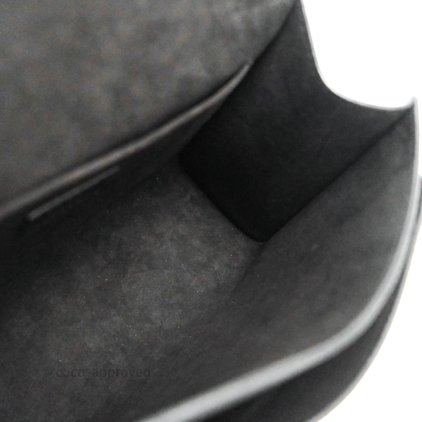 Louis Vuitton Calfskin My Lockme BB Bag Black Silver Hardware
