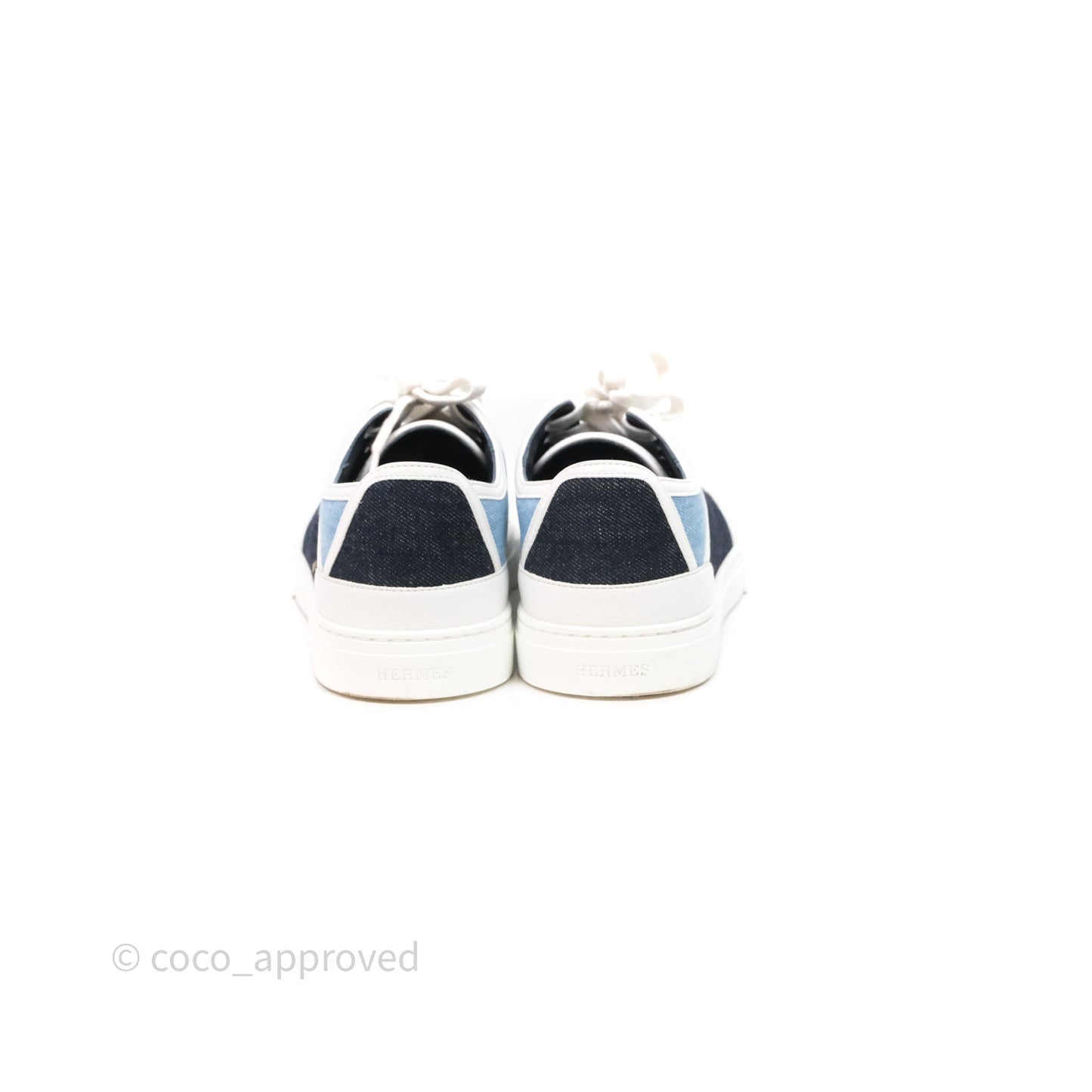 Hermès Denim Sneakers Size 37.5