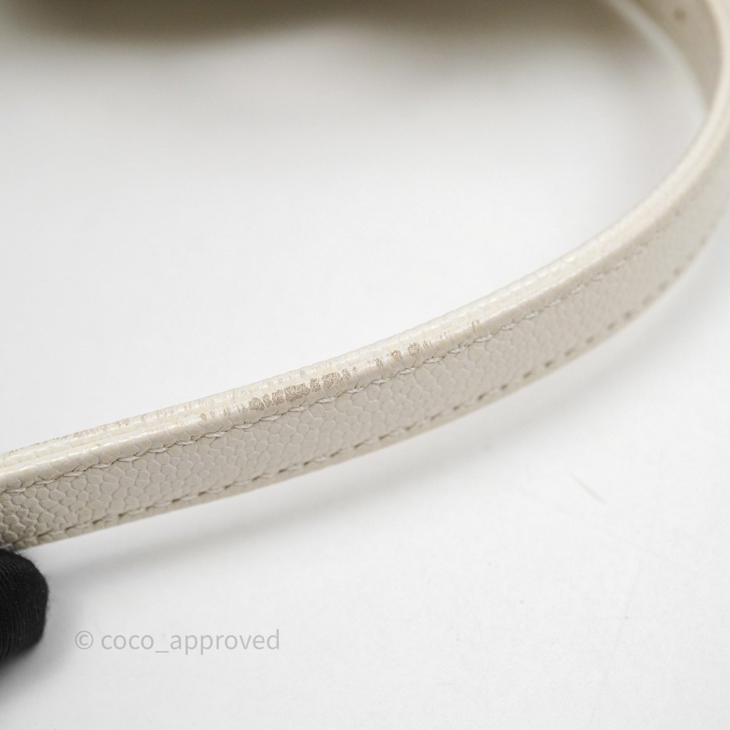 Chanel Quilted Business Affinity Backpack Ivory White Caviar Gold Hardware