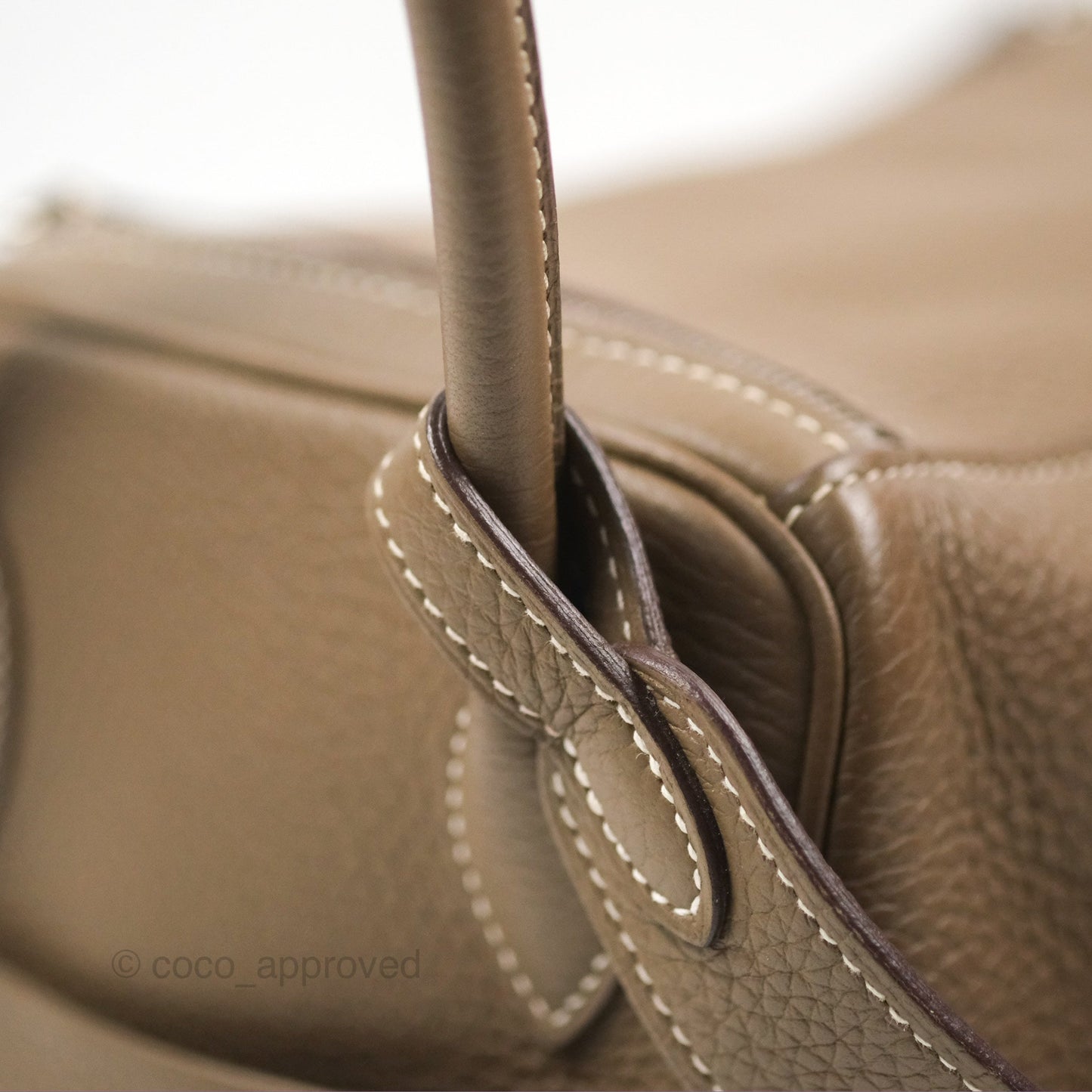 Hermès Lindy 26 Etoupe Clemence Palladium Hardware