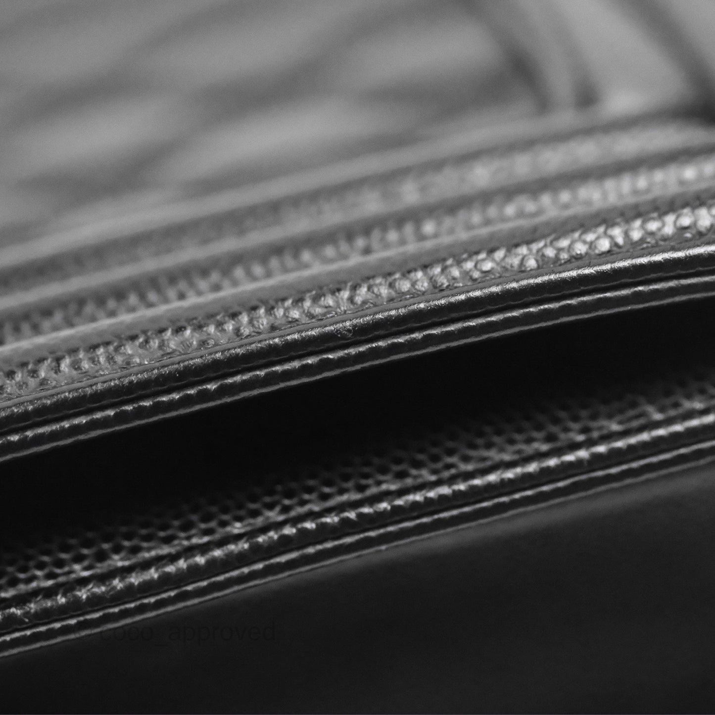 Chanel Medium Boy Quilted Black Caviar Ruthenium Hardware