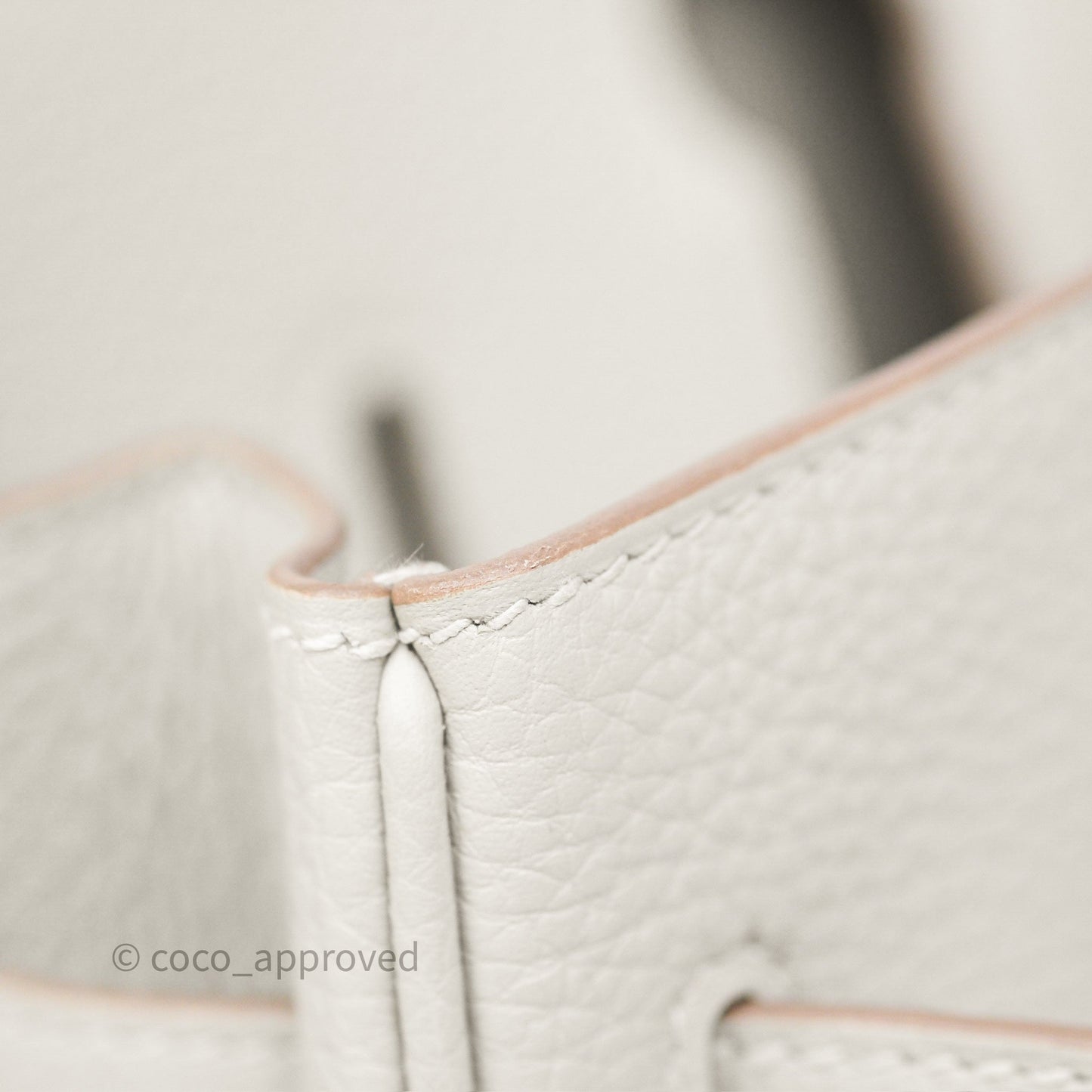 Hermès Birkin 30 Retourne Gris Perle 80 Togo Gold Hardware