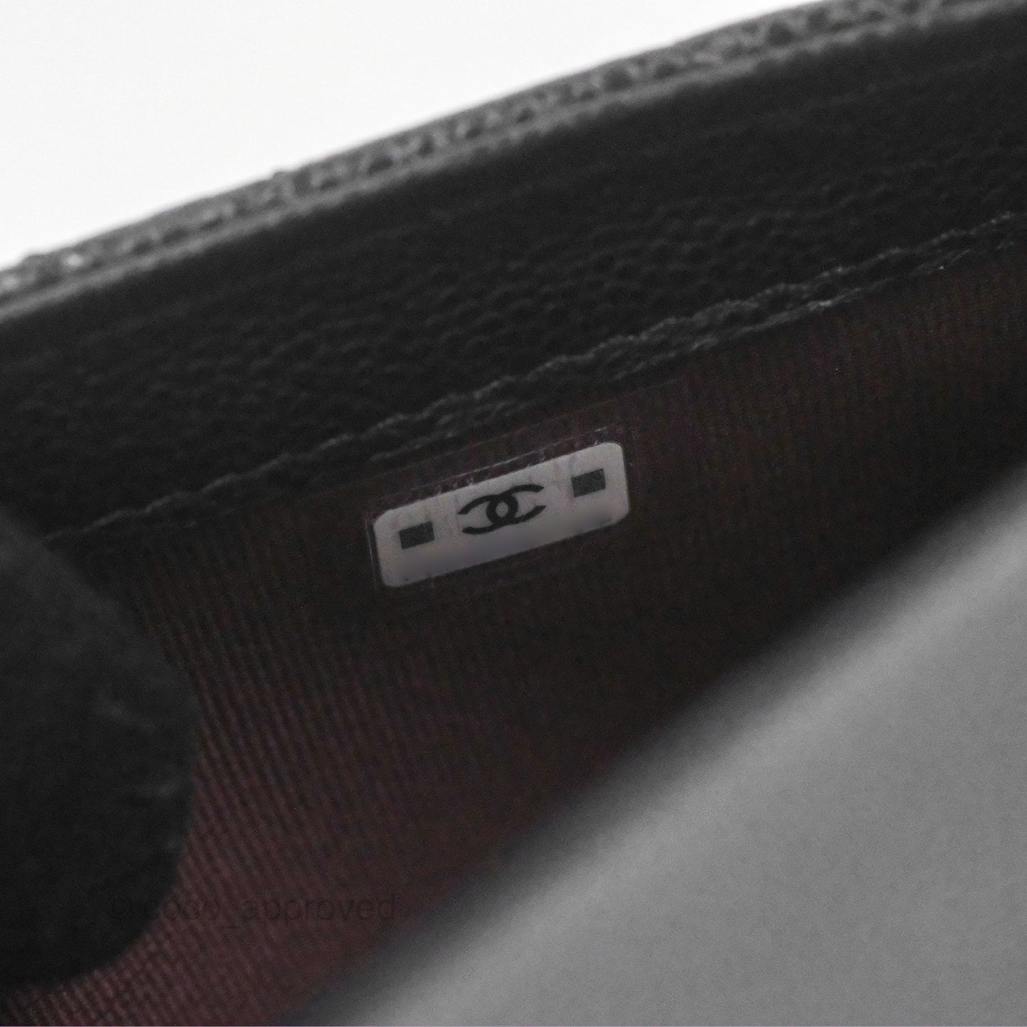 Chanel Classic Flap Phone Holder With Chain Black Caviar Gold Hardware 22A