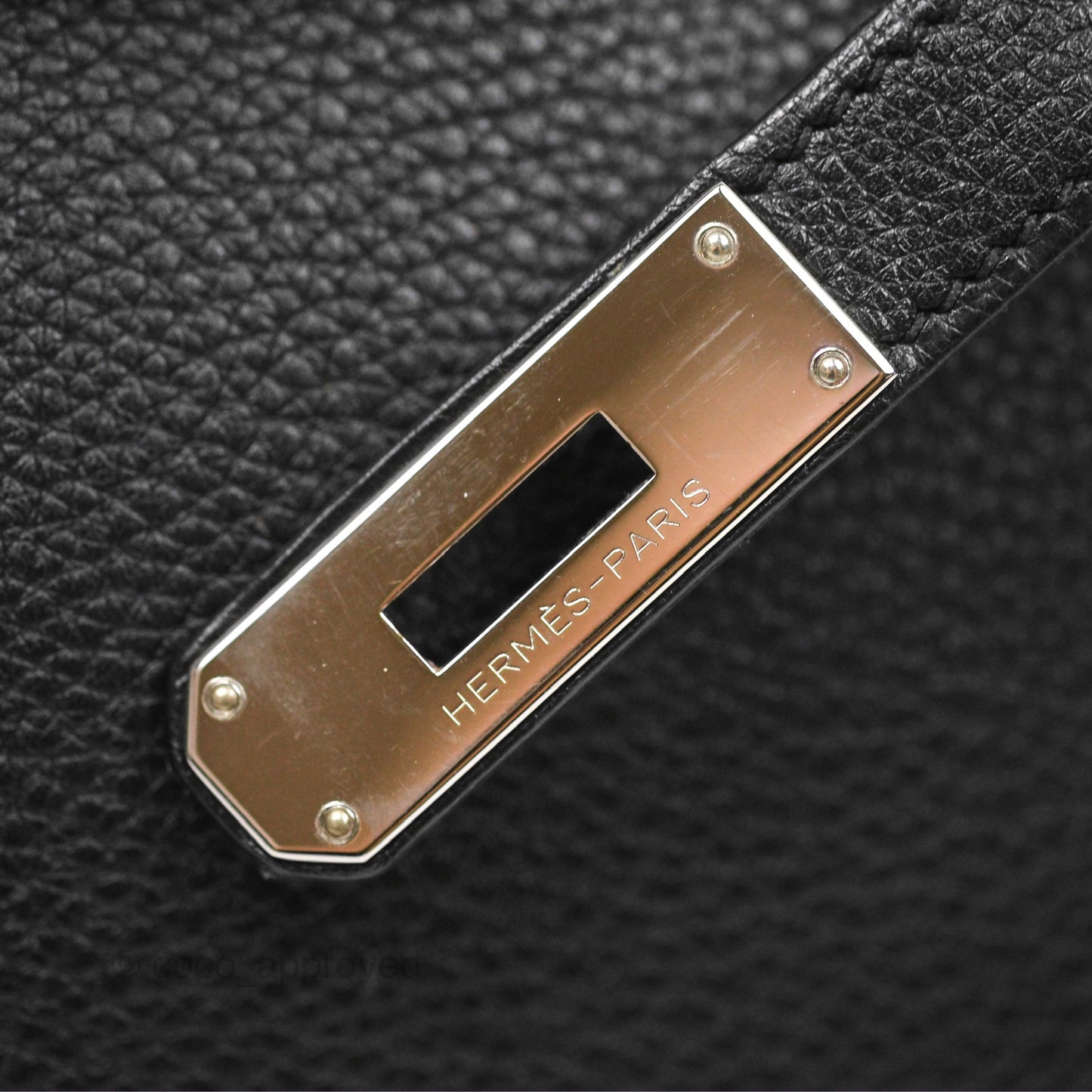 Hermès Birkin 30 Retourne Black Noir 89 Togo Palladium Hardware