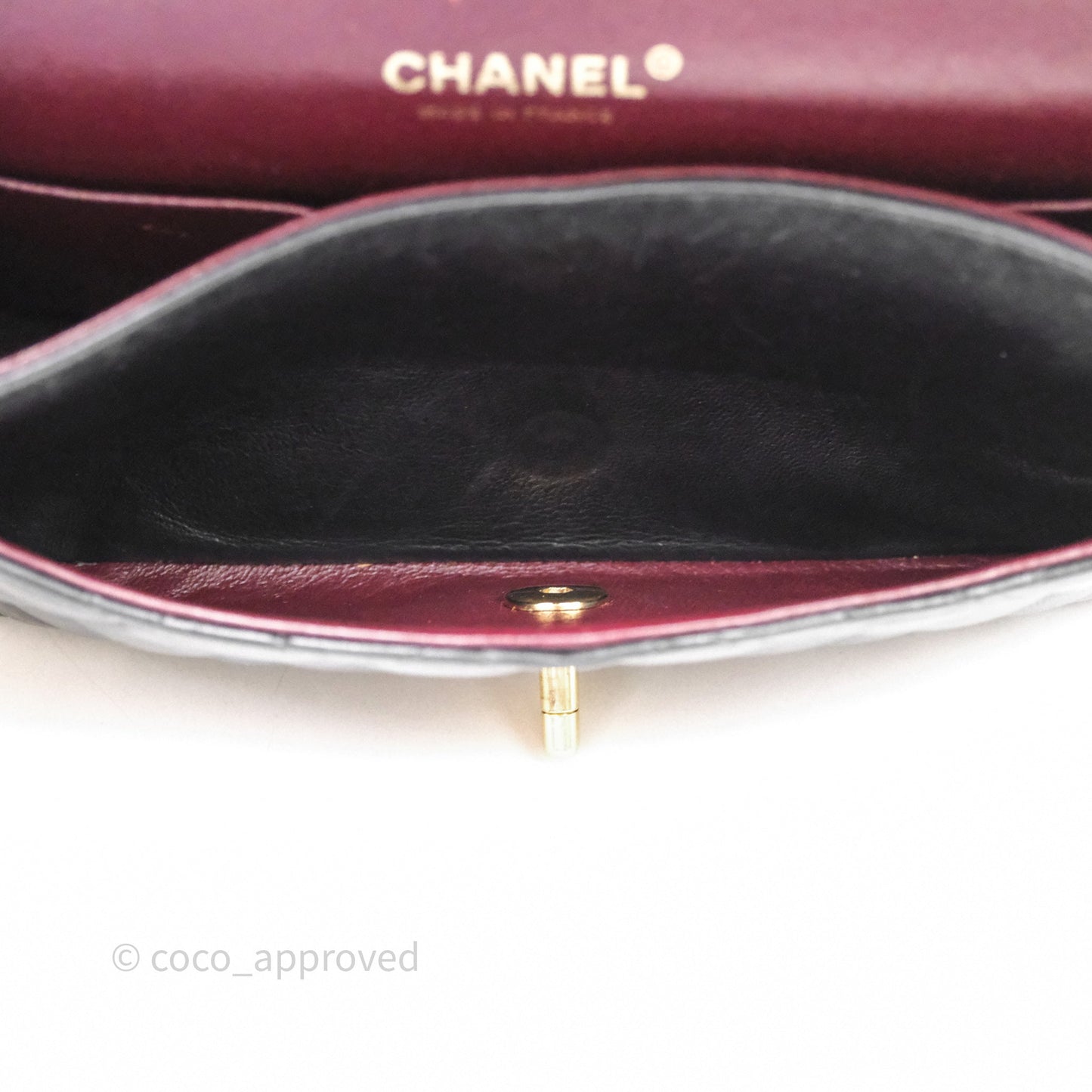 Chanel Vintage Classic M/L Medium Double Flap Black Lambskin 24K Gold Hardware