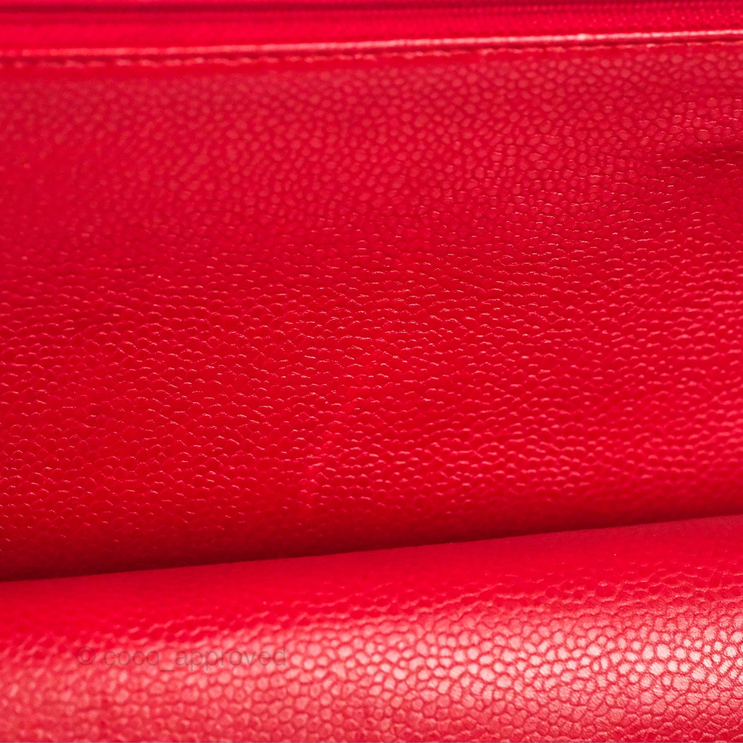Chanel Jumbo Double Flap Red Caviar Silver Hardware⁣⁣