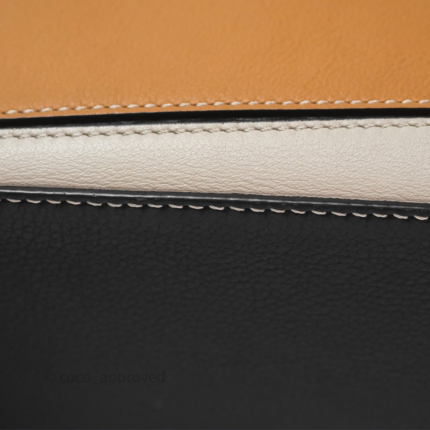 Loewe Small Puzzle Bag Amber/ Light Oat Calfskin Gold Hardware