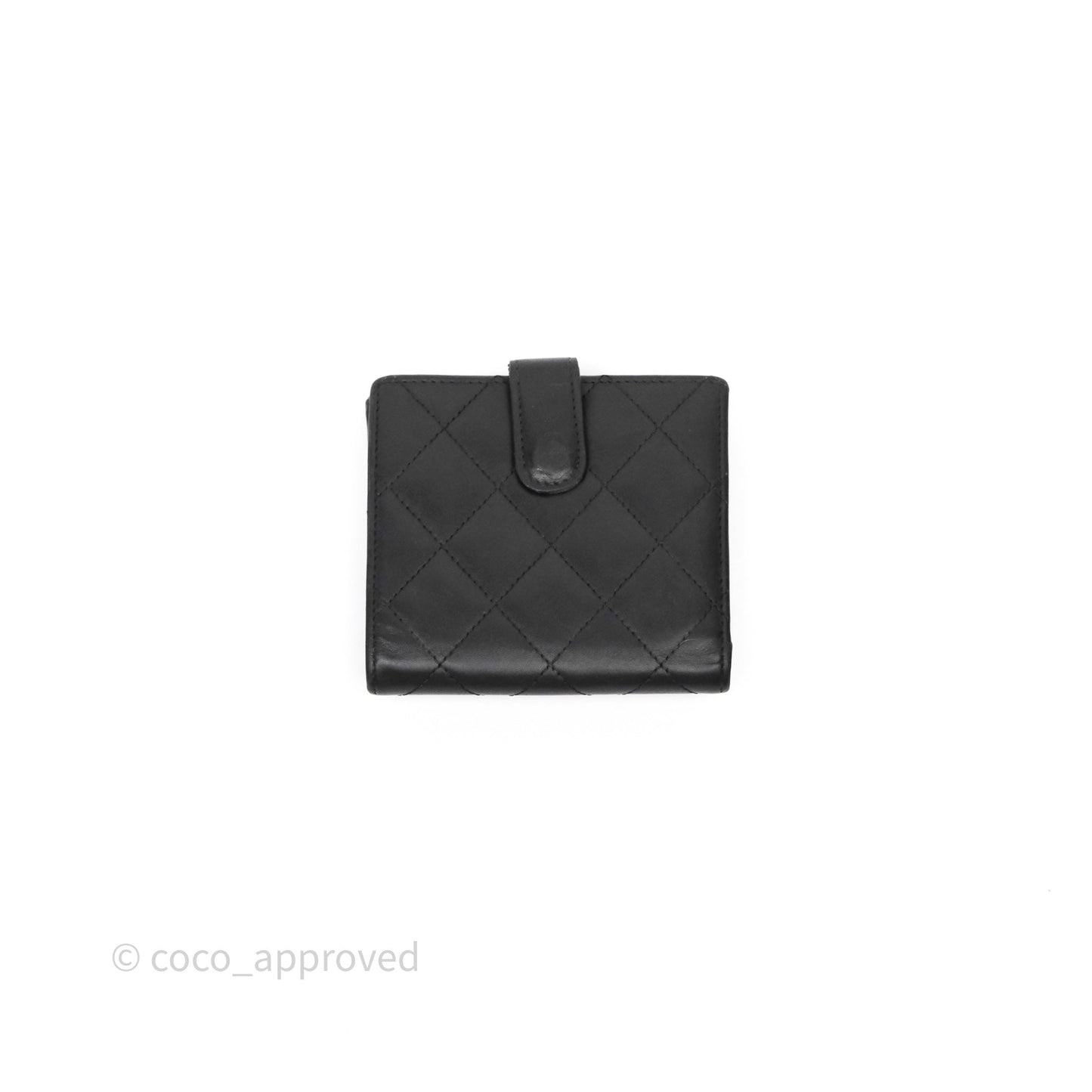 Chanel Quilted Cambon Short Wallet Black