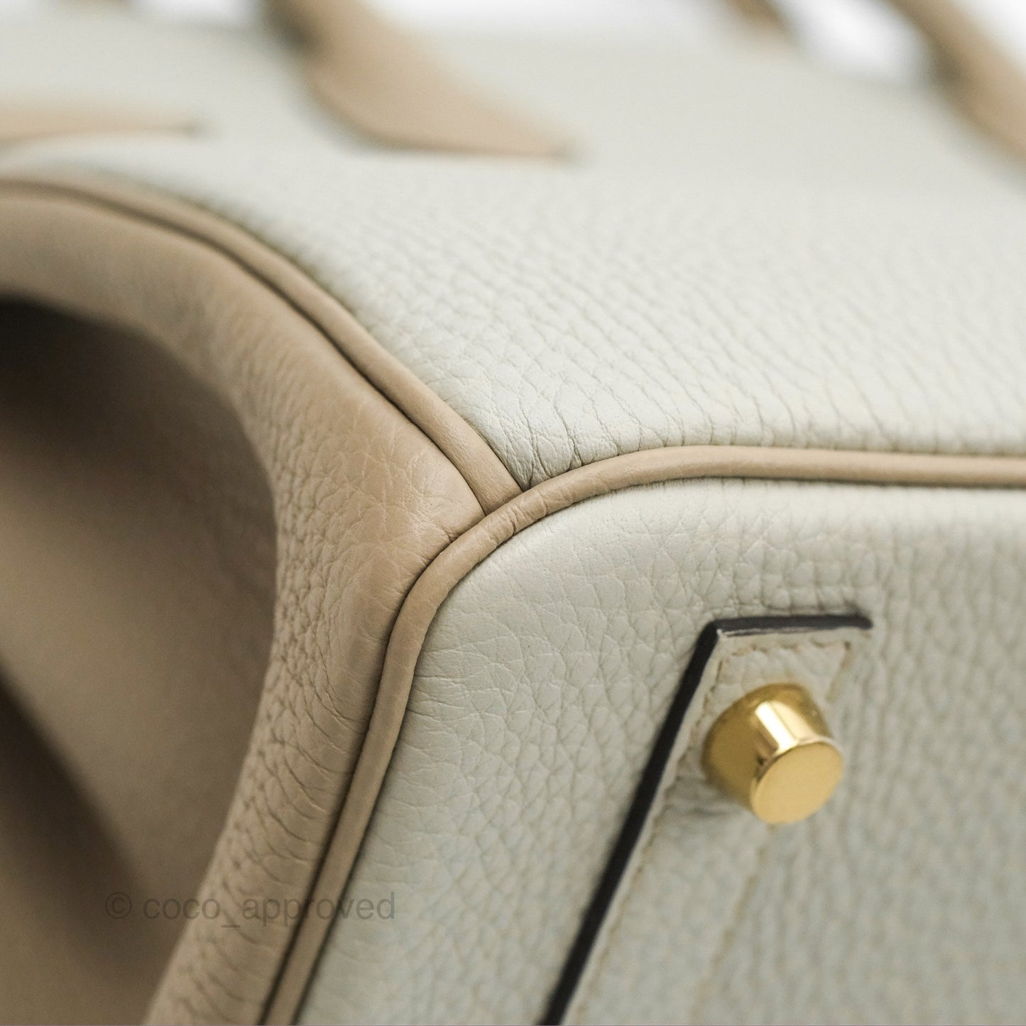Hermès Birkin 30 Retourne Togo Gold Hardware HSS Gris Perle 80 Gris Tourterelle