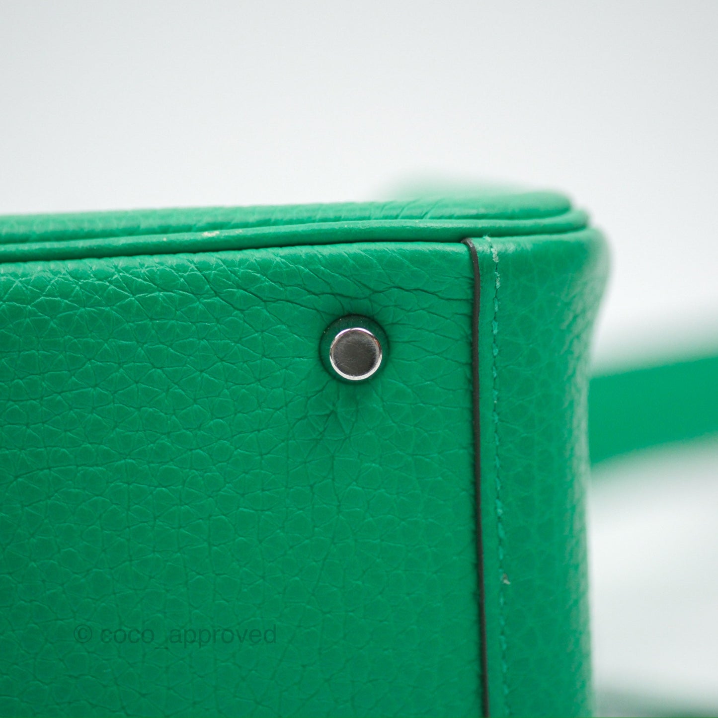 Hermès Mini Lindy 20 Menthe 6W Clemence Palladium Hardware