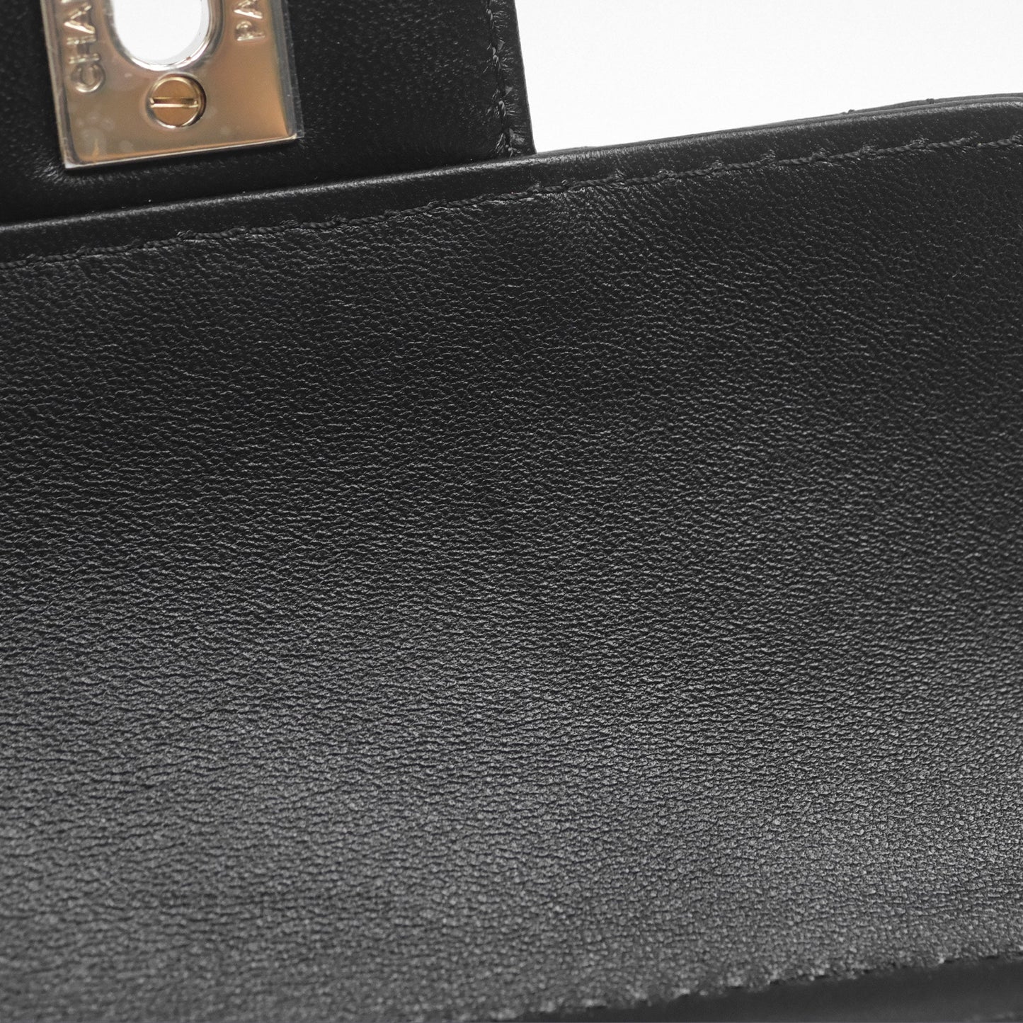 Chanel Large Heart Bag Black Lambskin Gold Hardware 22S