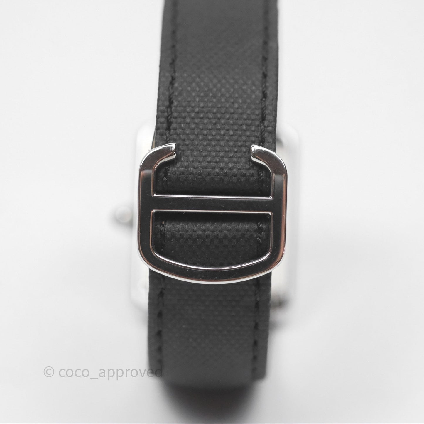 Cartier Tank Solo Watch Small Model Steel Black