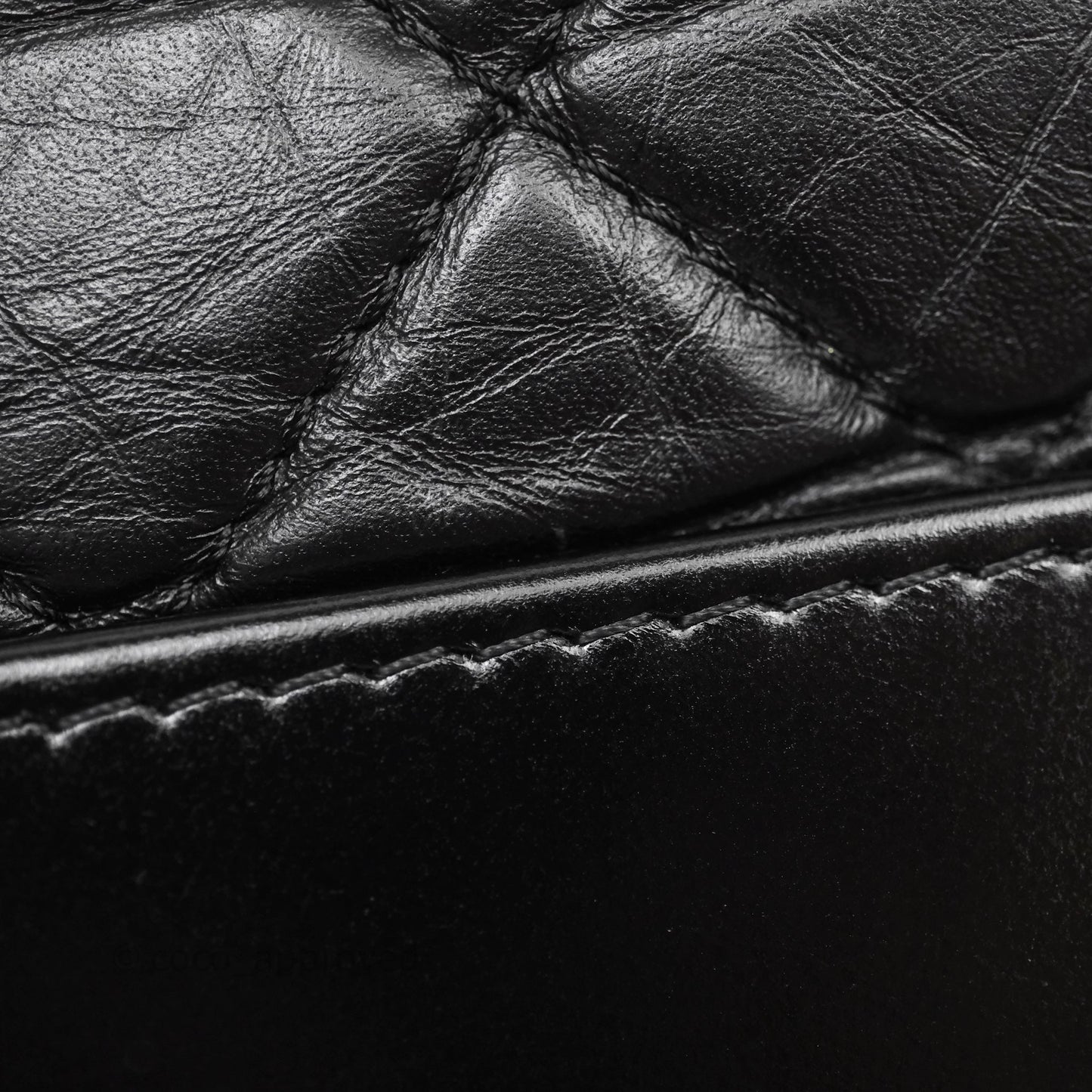 Chanel New Medium Gabrielle Hobo Quilted Black Aged Calfskin