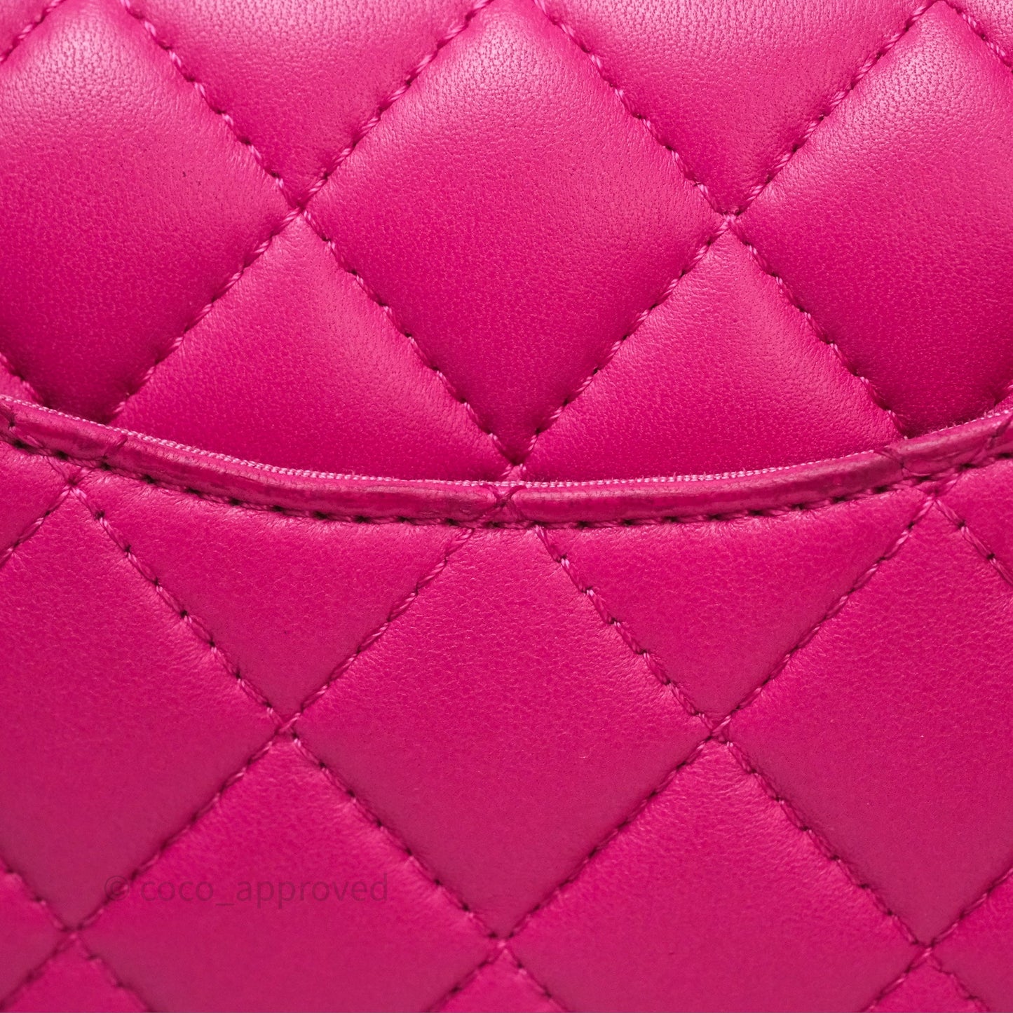 Chanel Quilted Mini Mademoiselle Chic Flap Dark Pink Lambskin Aged Gold Hardware