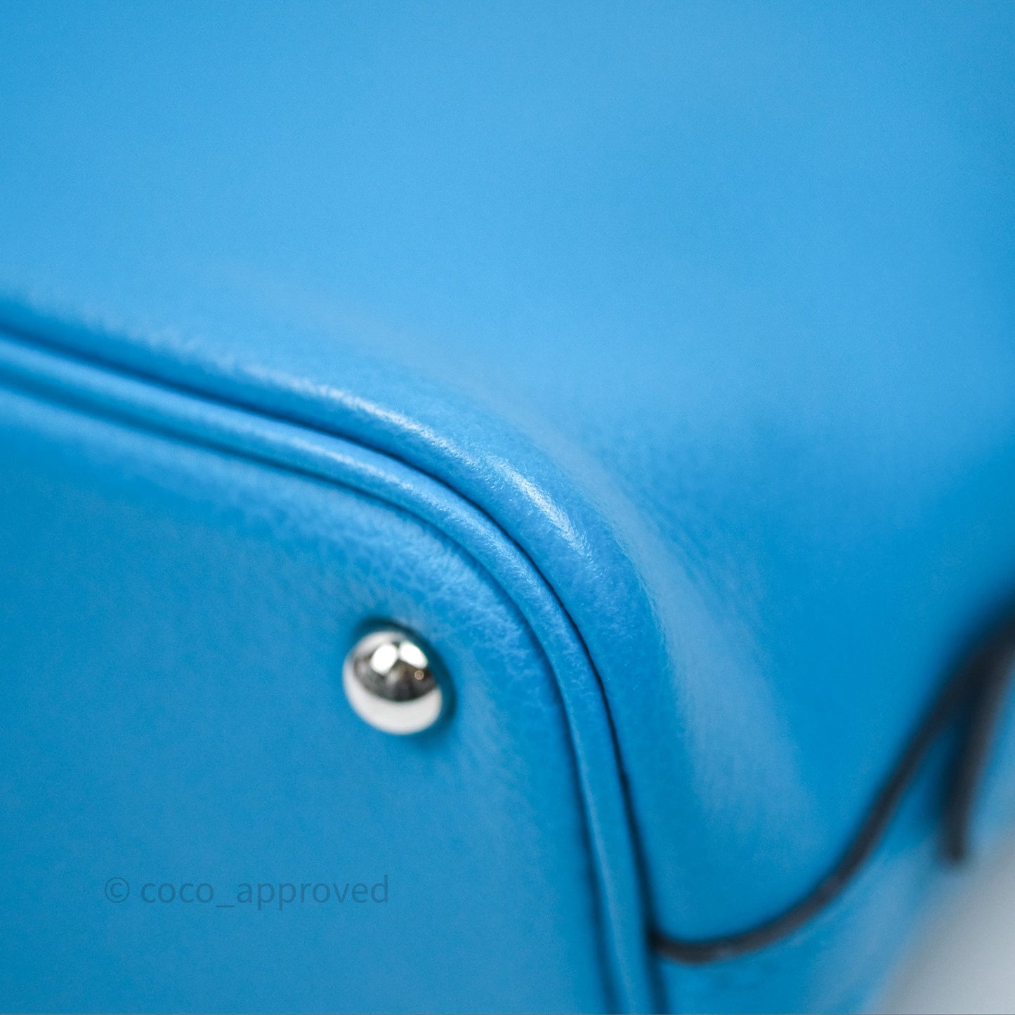 Hermès Bolide Mini 1923 Bleu Frida 0F/ Rose Mexico 0D Evercolor Palladium Hardware
