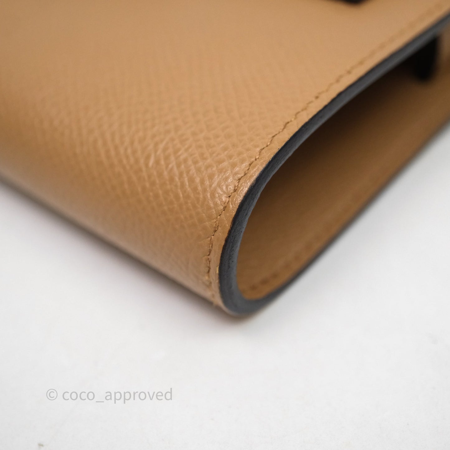 Hermès Kelly To Go Wallet Chai 0M Epsom Gold Hardware