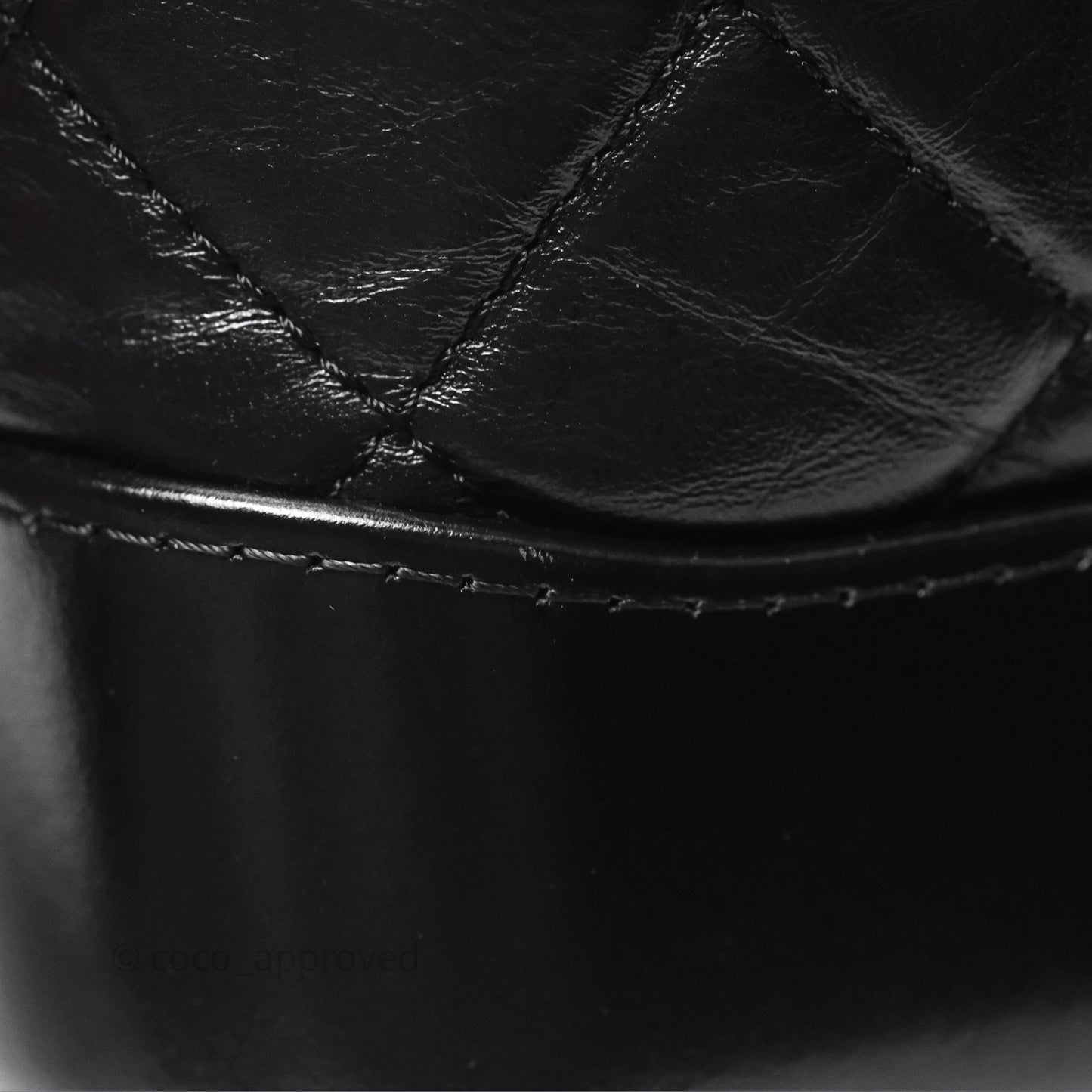 Chanel Small Gabrielle Hobo Quilted So Black Aged Calfskin