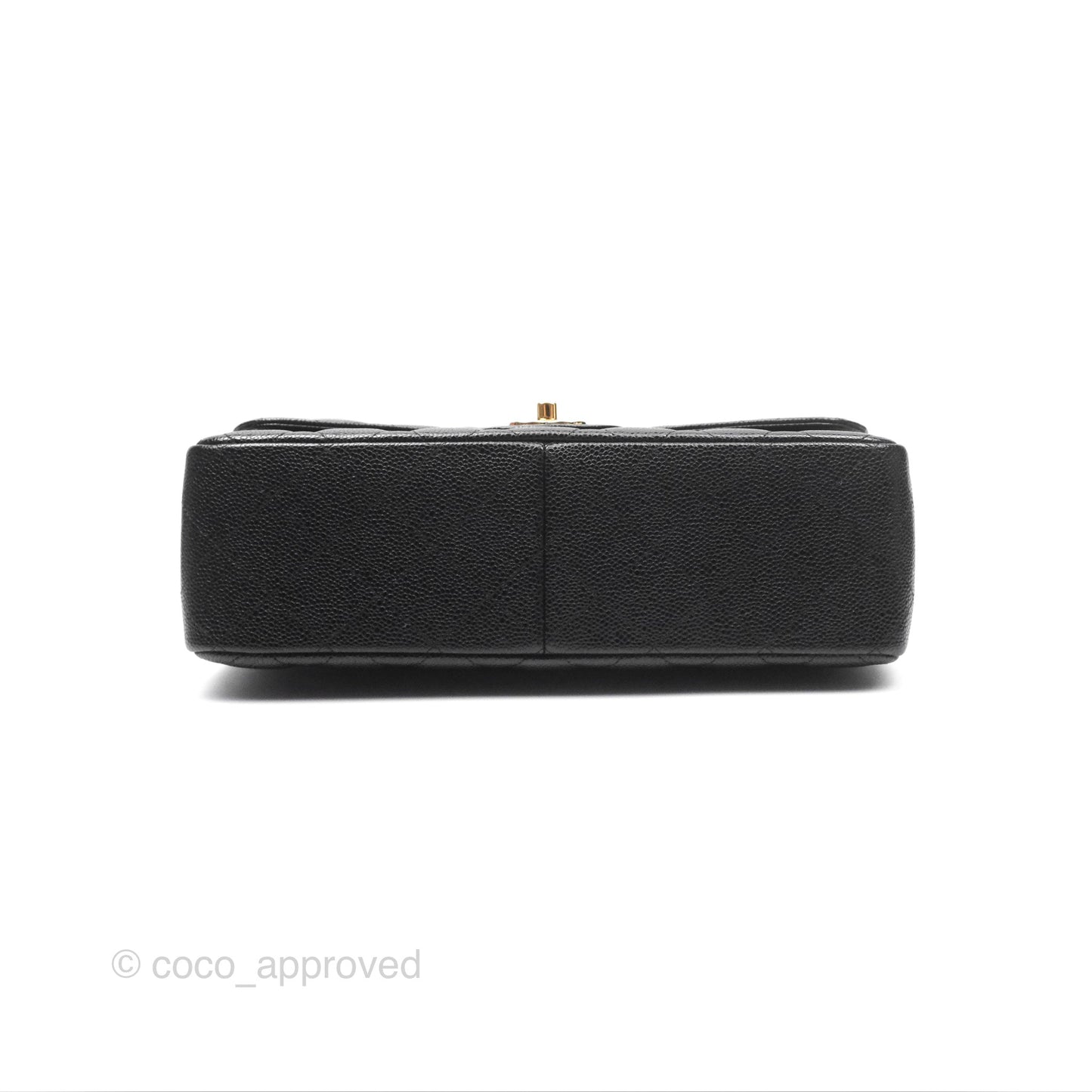 Chanel Jumbo Double Flap Black Caviar Gold Hardware⁣⁣