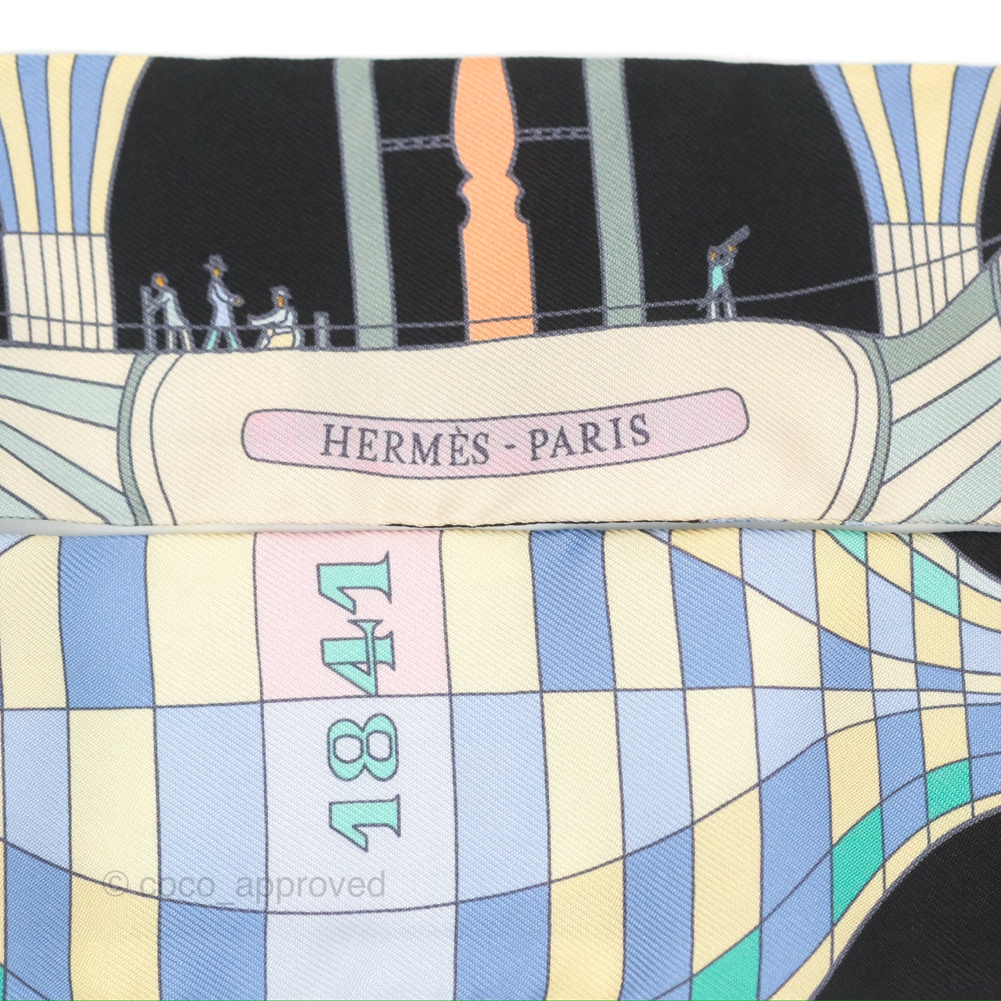 Hermes Les Folies du Ciel Silk Twilly