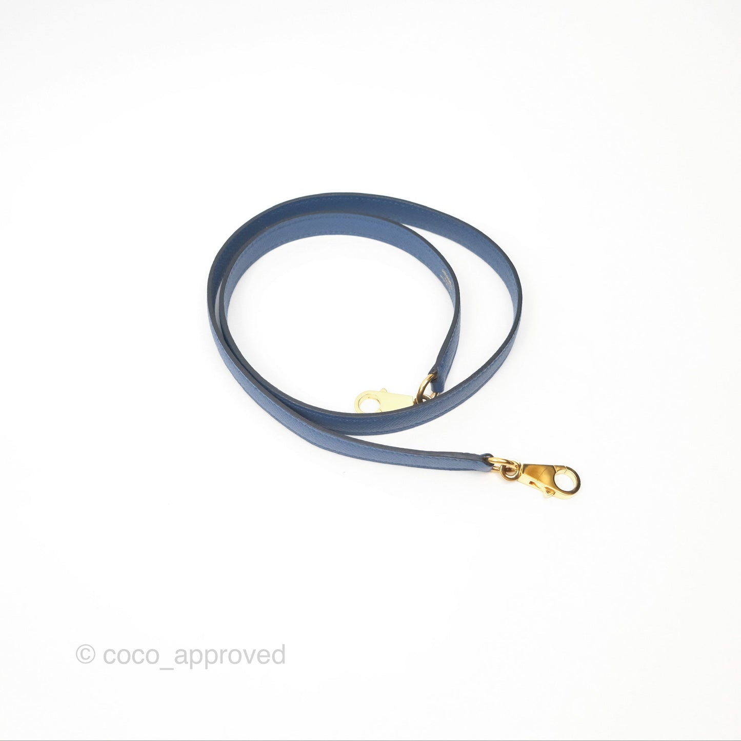 Hermès Sellier Kelly 28 Blue Epsom Gold Hardware