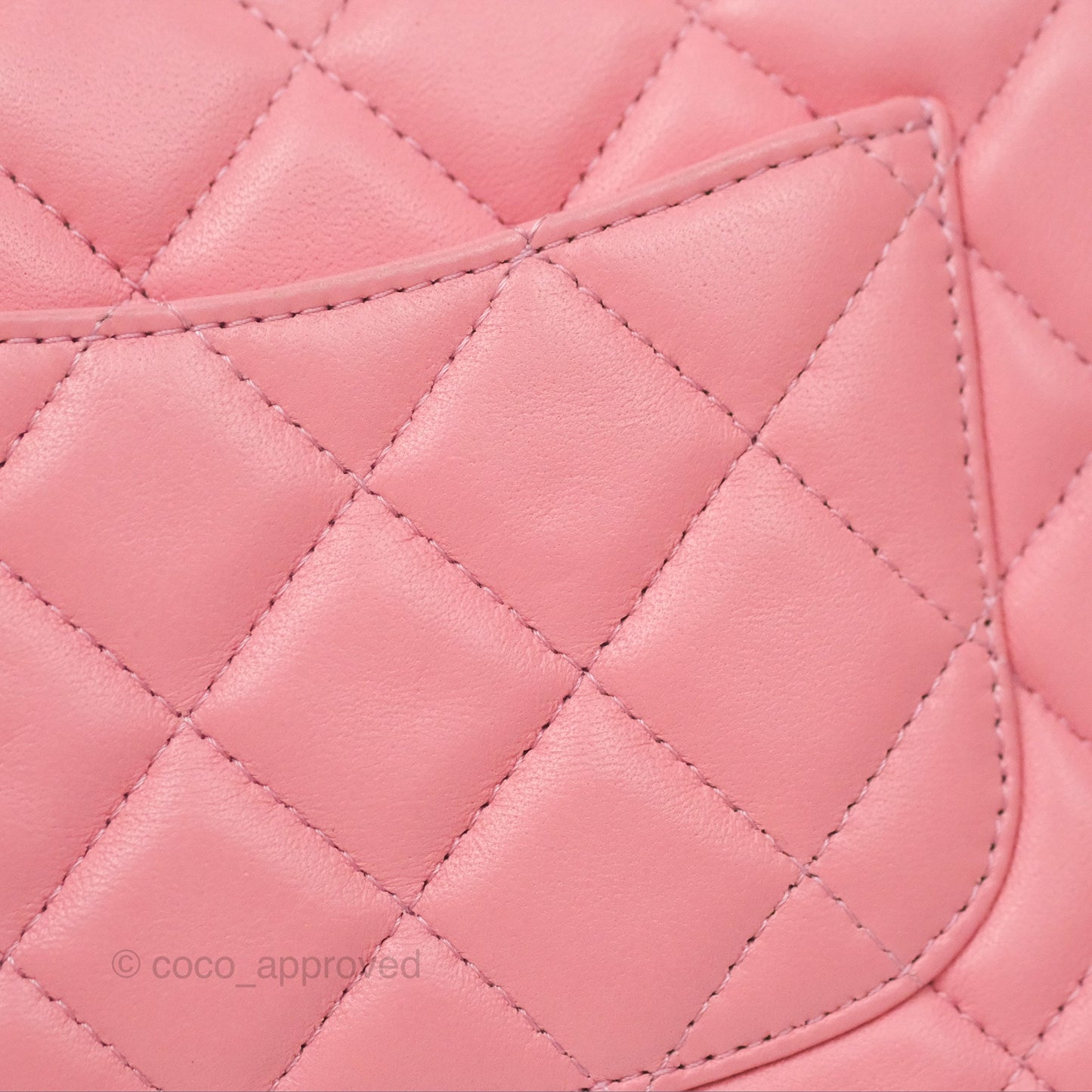 Chanel Quilted Mini Rectangular Pink Lambskin Gold Hardware