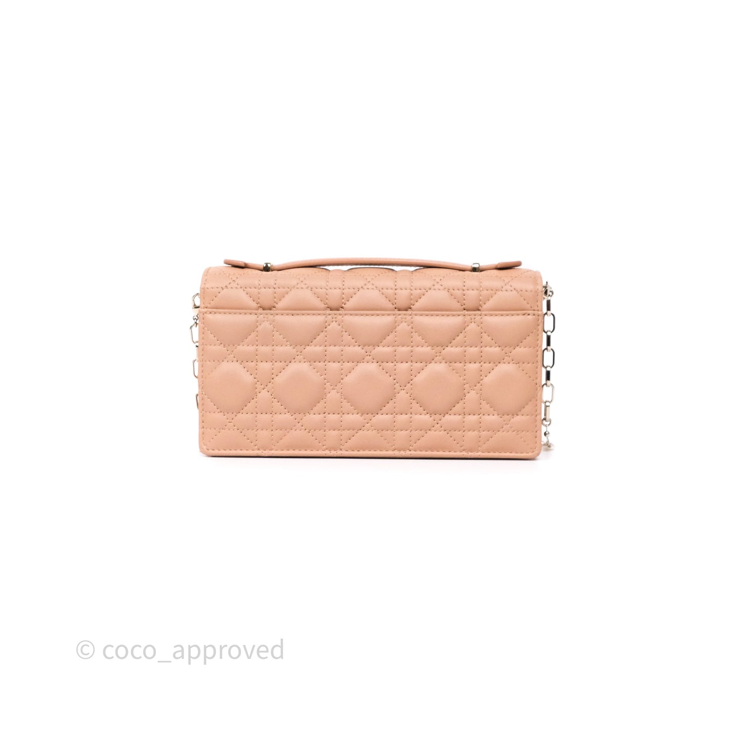 Dior My Dior Mini Bag Rose des Vents Cannage Lambskin