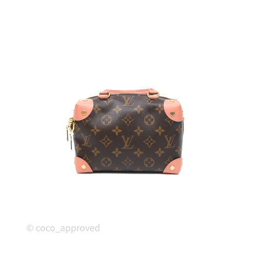 Louis Vuitton Petite Malle Souple Pink Monogram Canvas