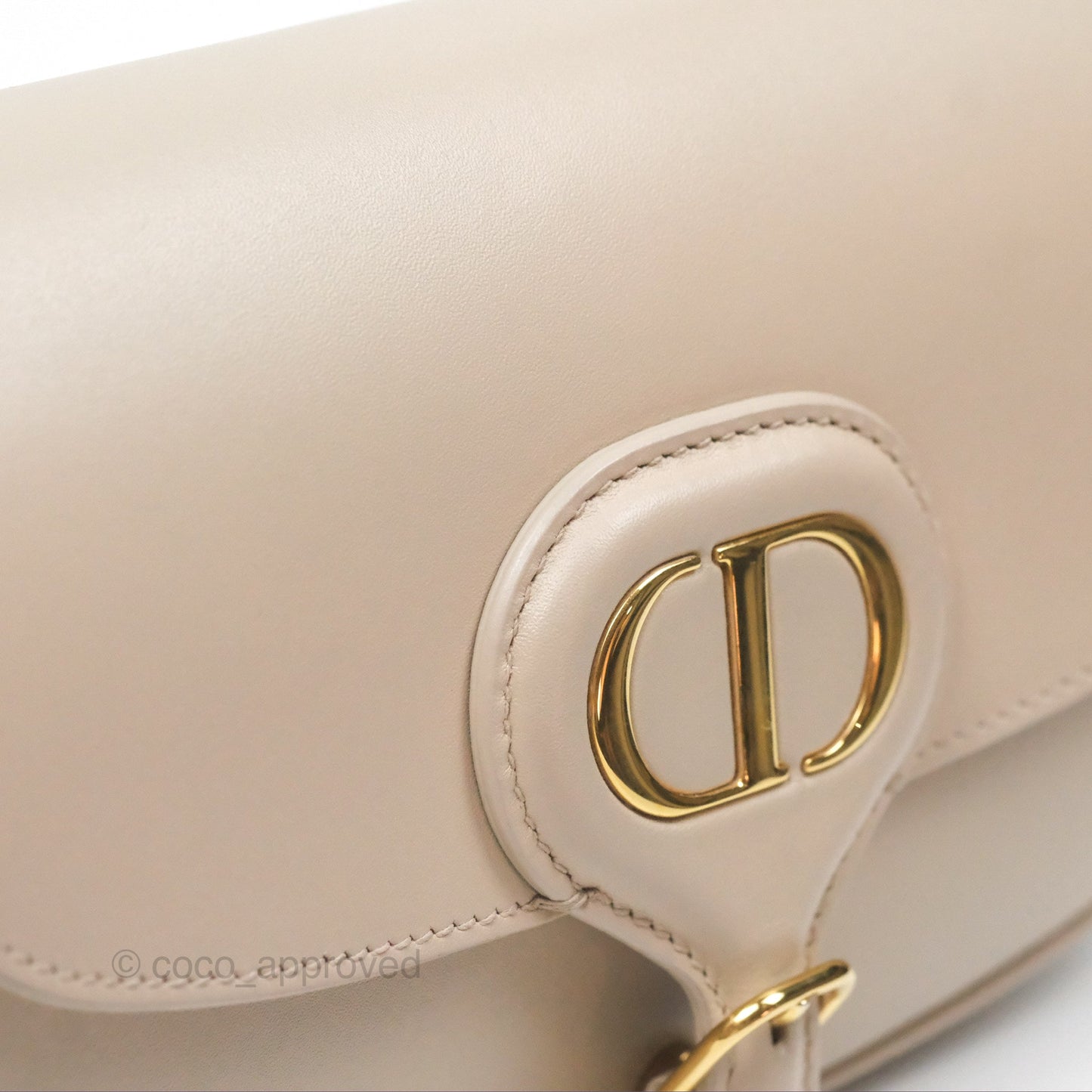 Christian Dior Bobby East-West Bag Calfskin Beige