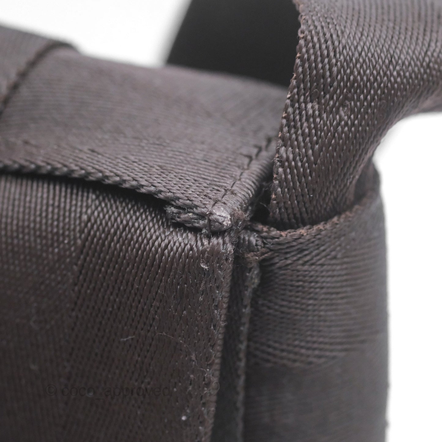 Bottega Veneta Maxi Webbing Cassette Bag Dark Brown